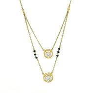 14K Lab Grown Diamond Mangalsutra 16 Cent