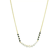 14K Lab Grown Diamond Mangalsutra 9 Cent