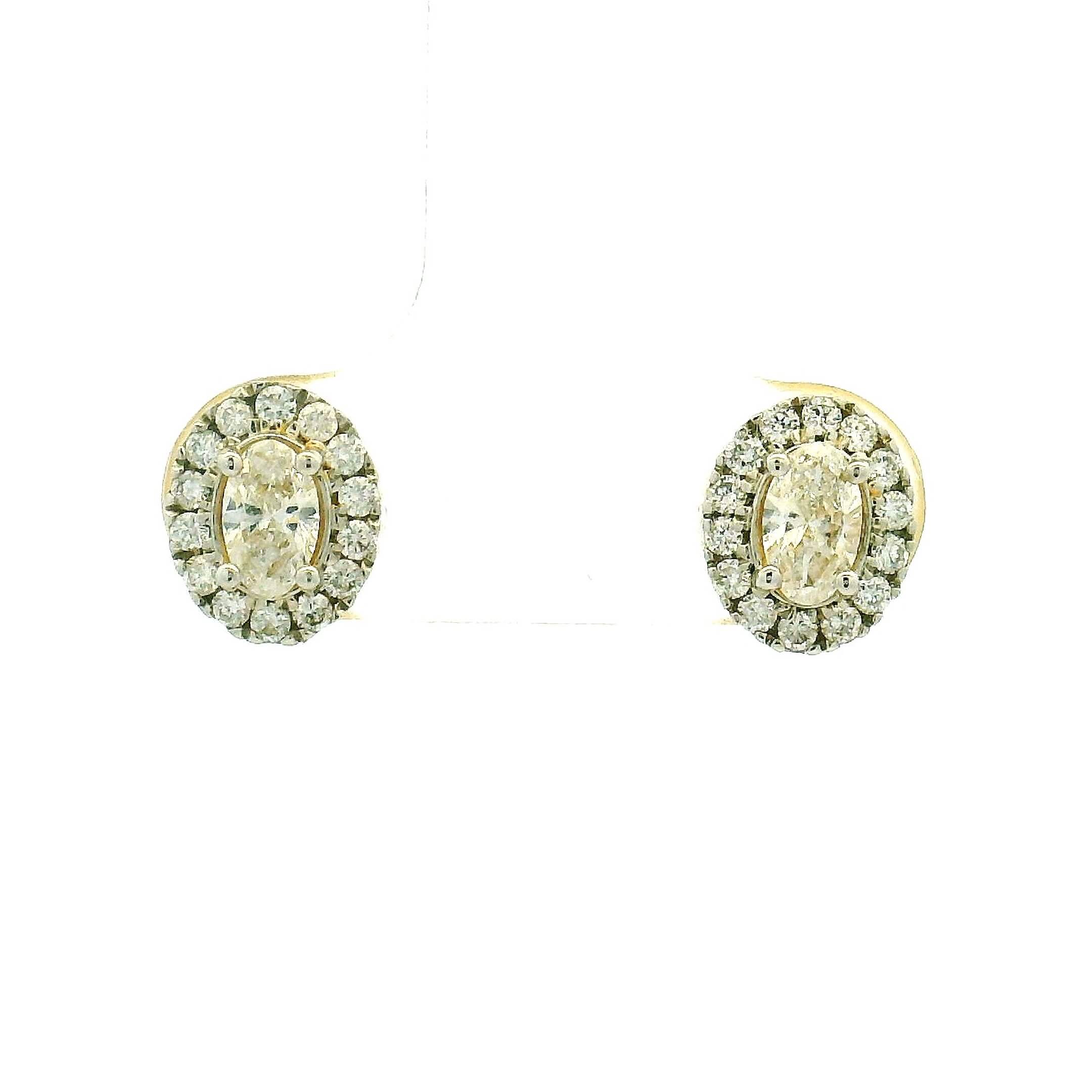 14K Lab Grown Diamond Earrings