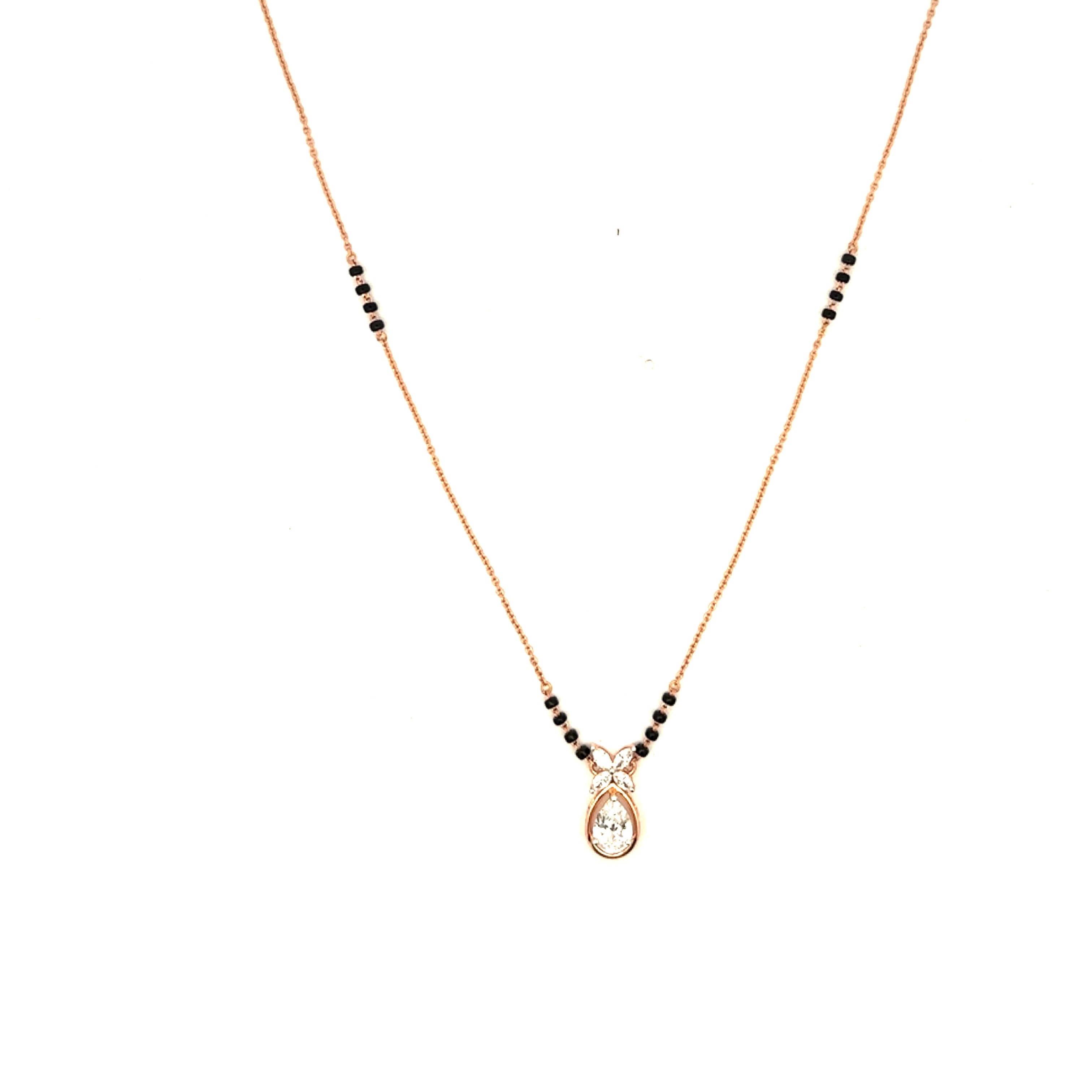 14K Lab Grown Diamond Mangalsutra