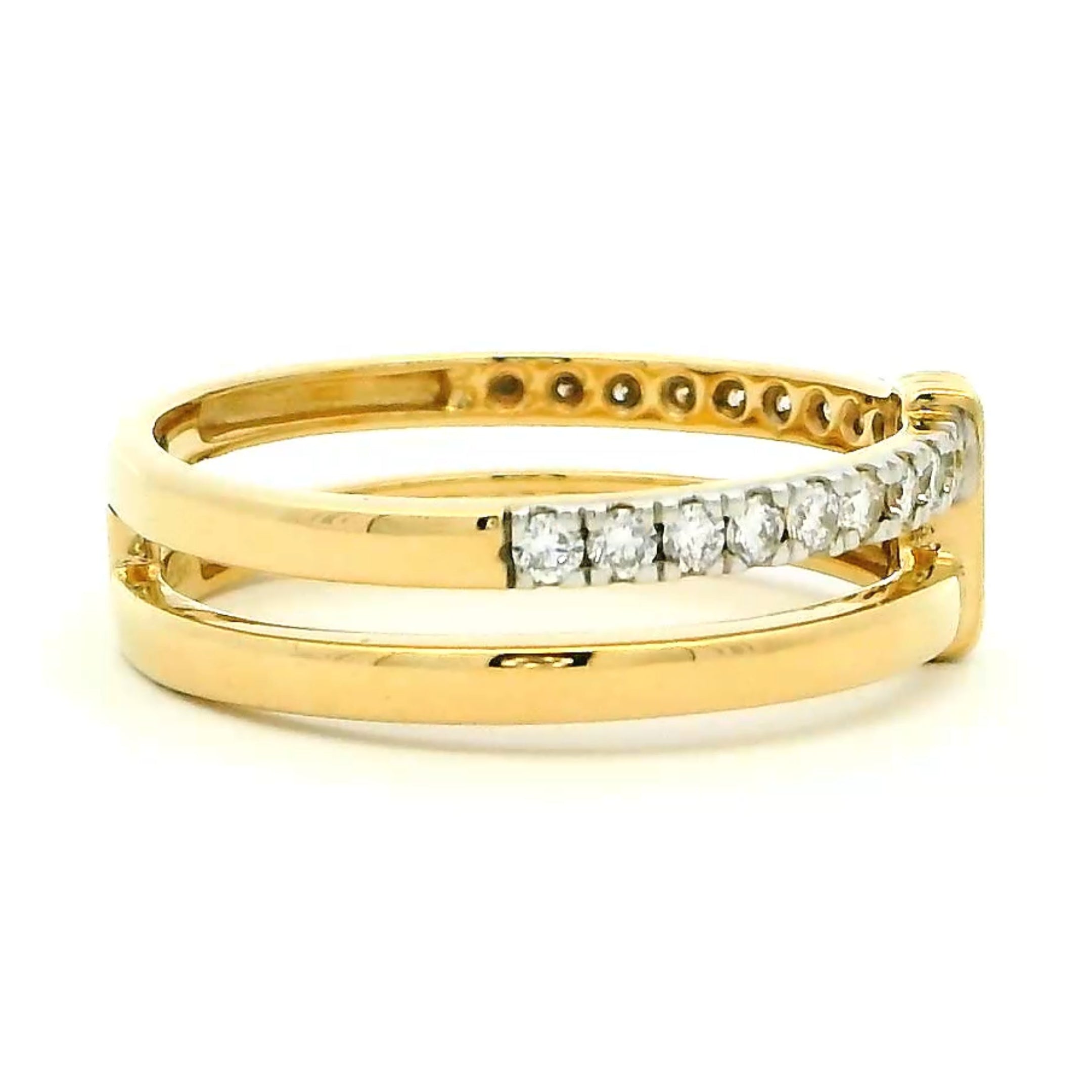 9K Lab Grown Diamond Ring For Women