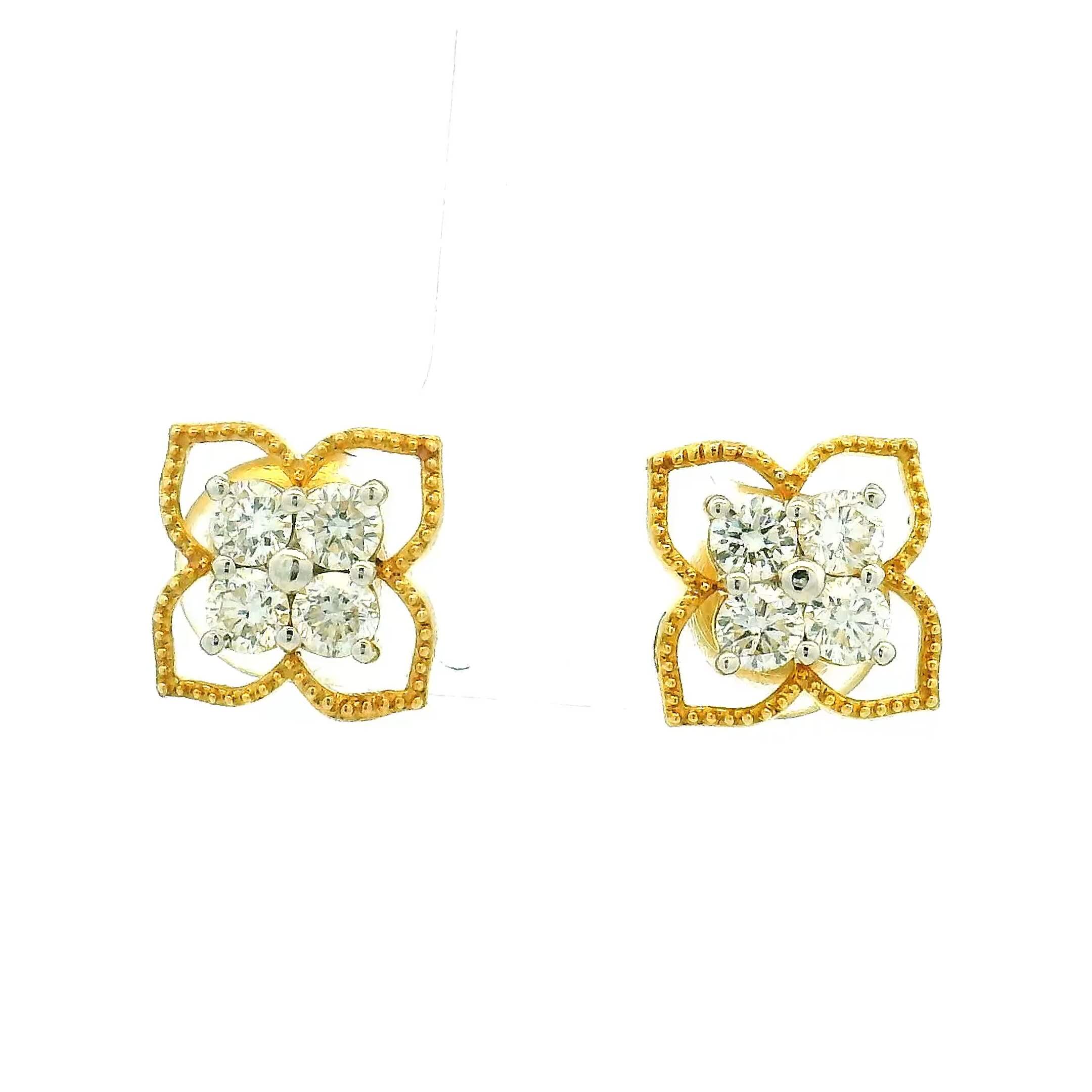 9K Lab Grown Diamond Earrings
