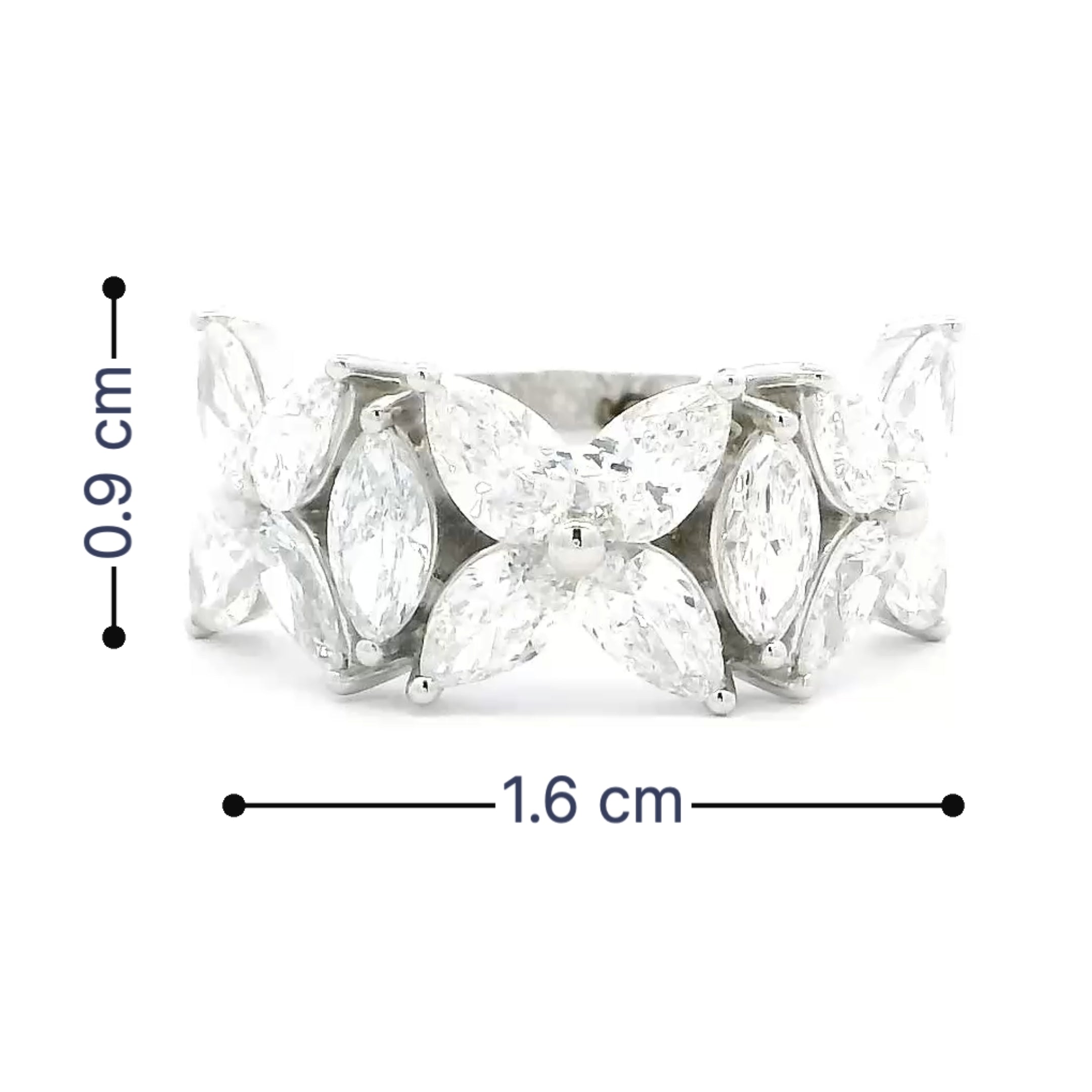9K Lab Grown Diamond Ring For Women