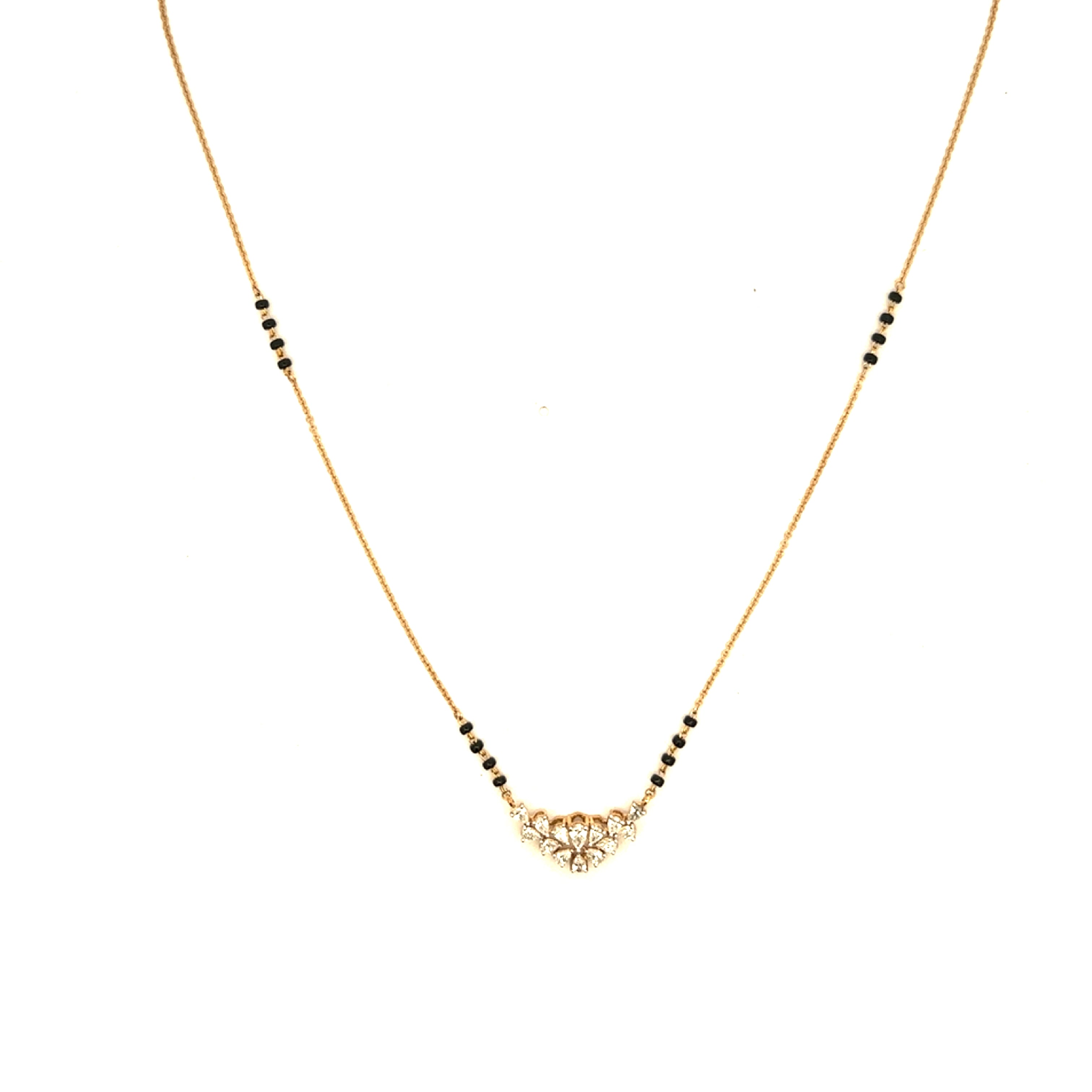 9K Lab Grown Diamond Mangalsutra