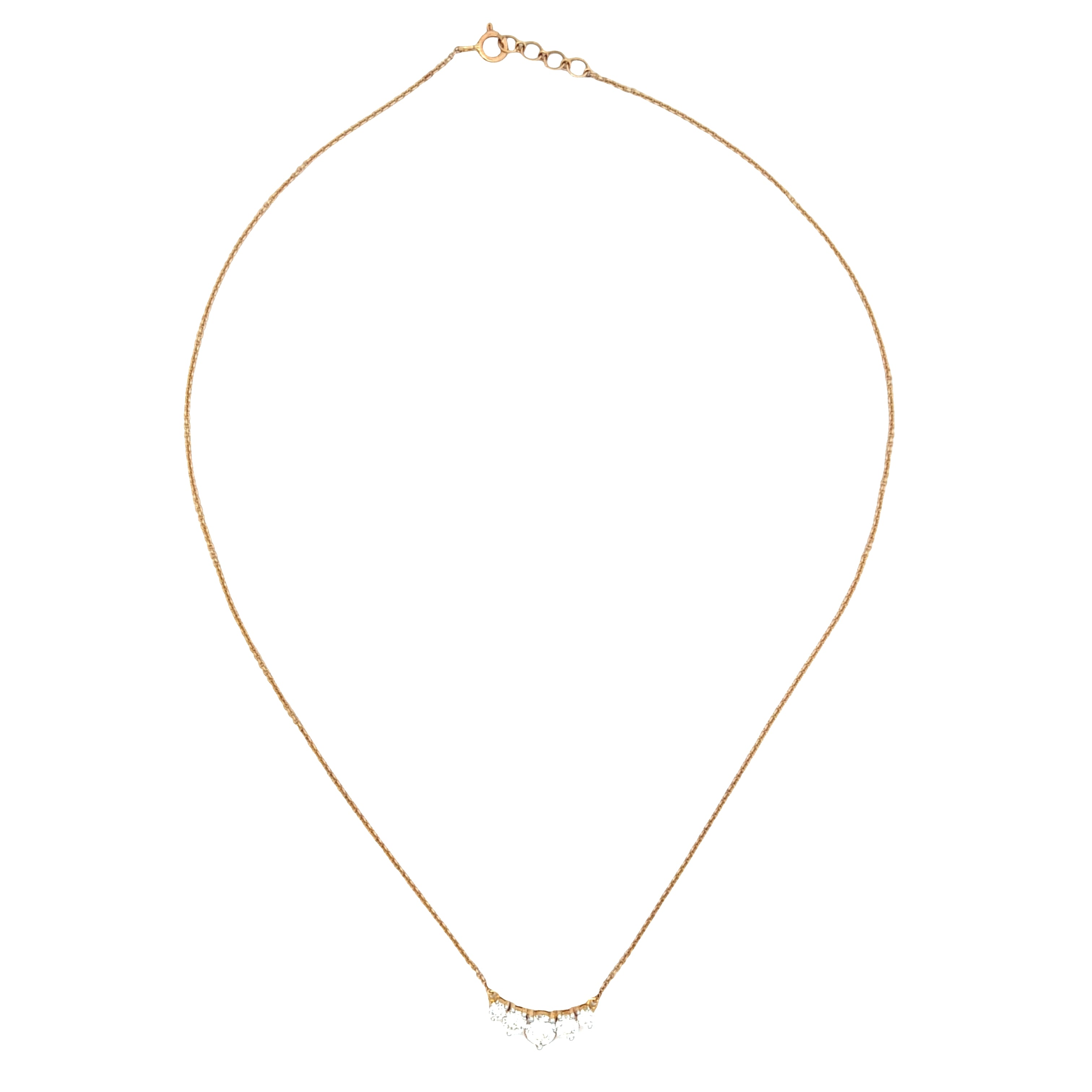 9K Lab Grown Diamond Necklace