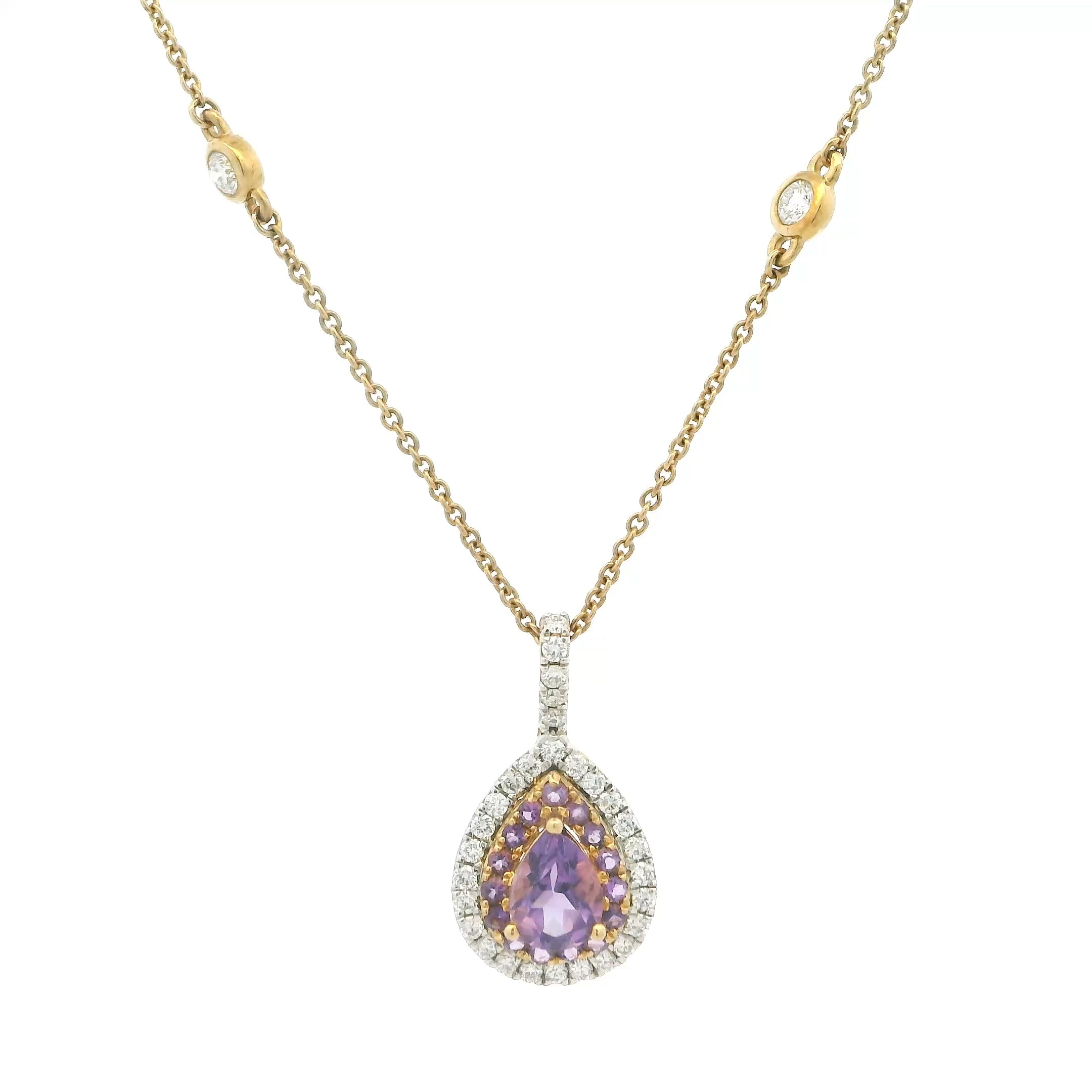 9K Lab Grown Diamond Necklace
