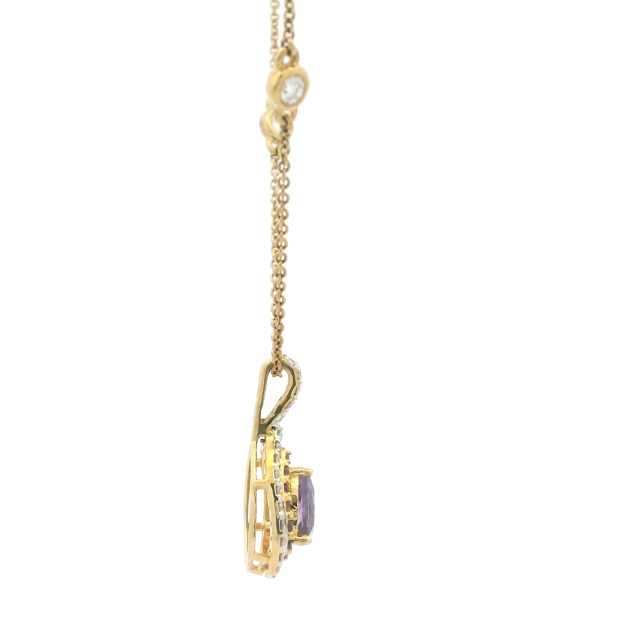 9K Lab Grown Diamond Necklace