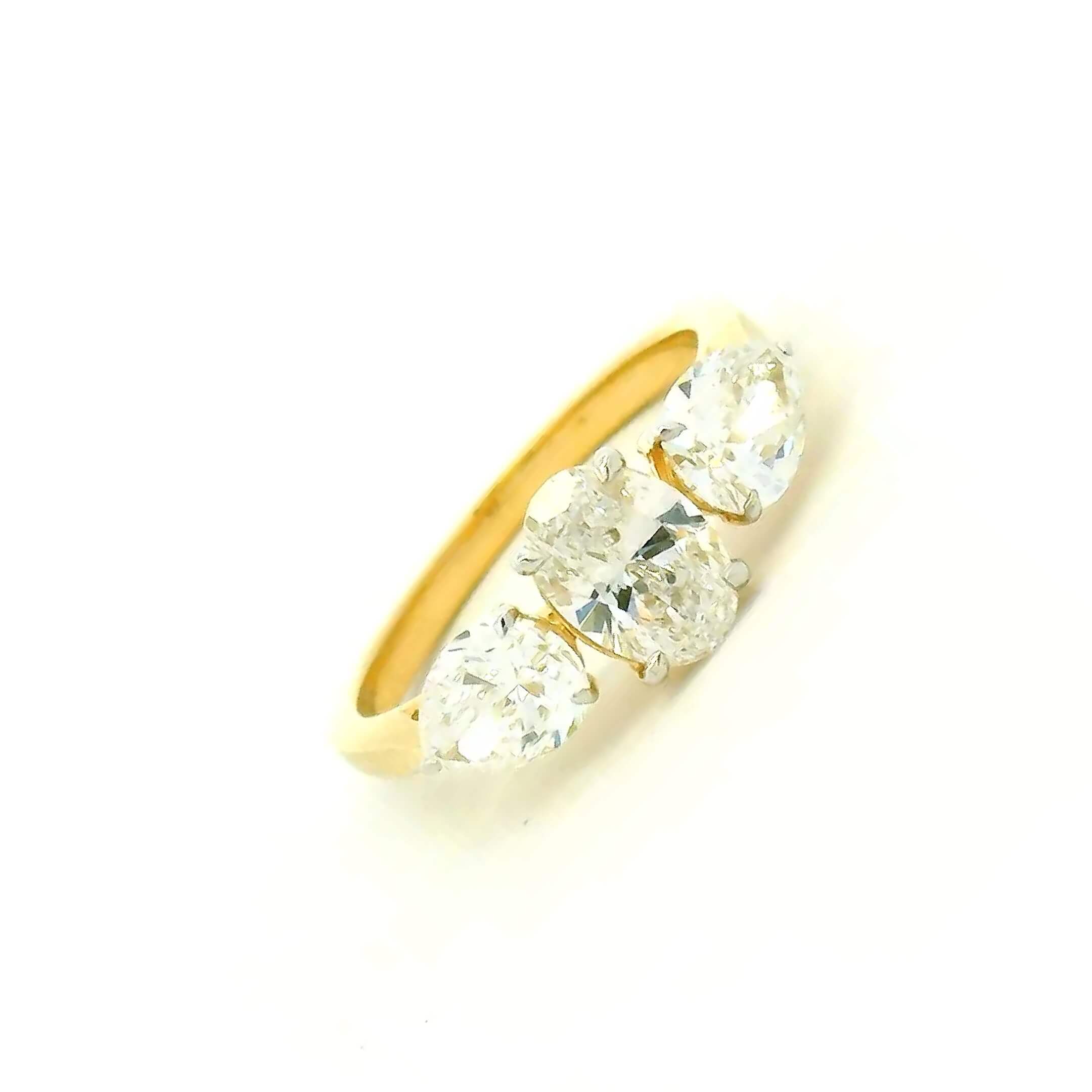 14K Lab Grown Diamond Ring For Women