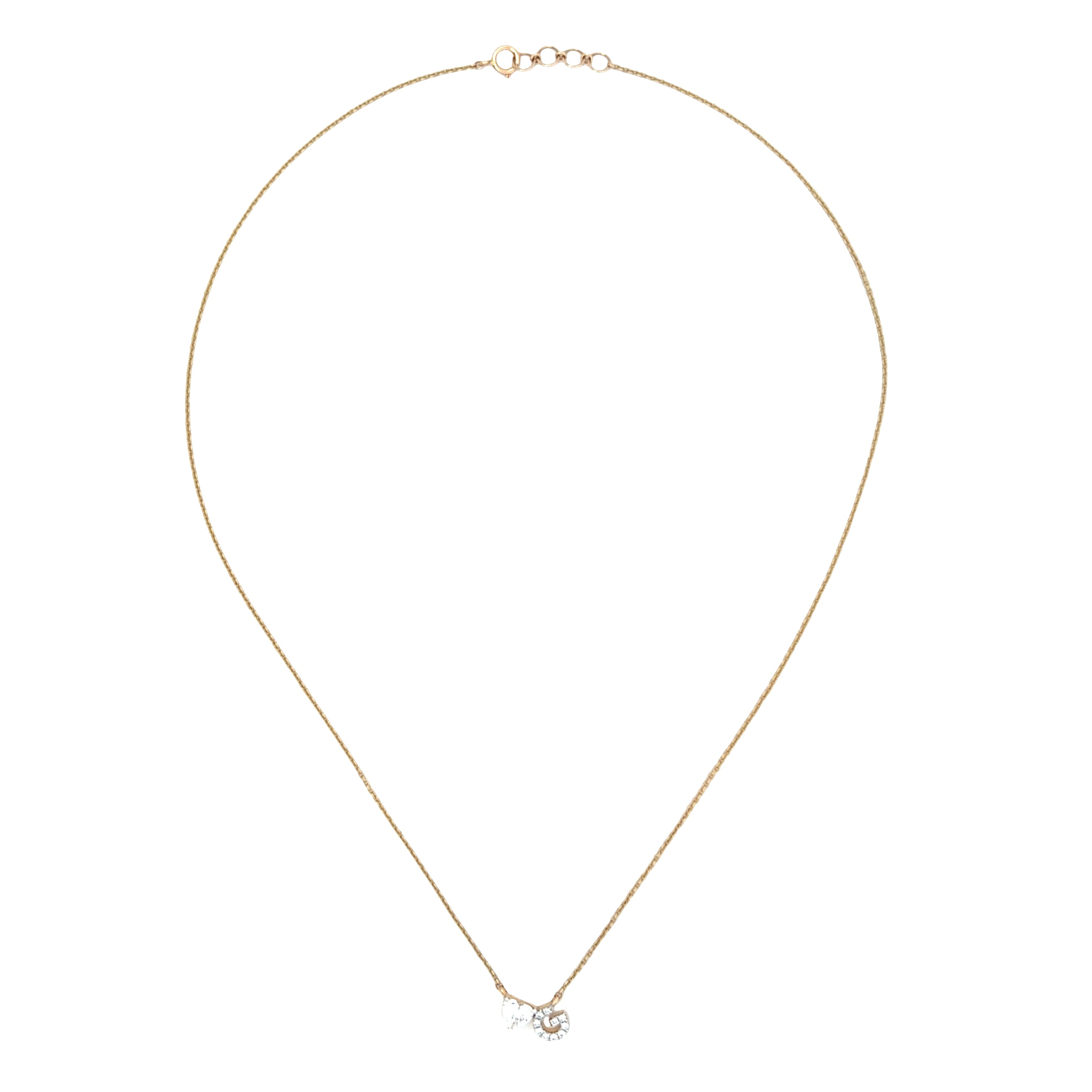 14K Lab Grown Diamond Necklace