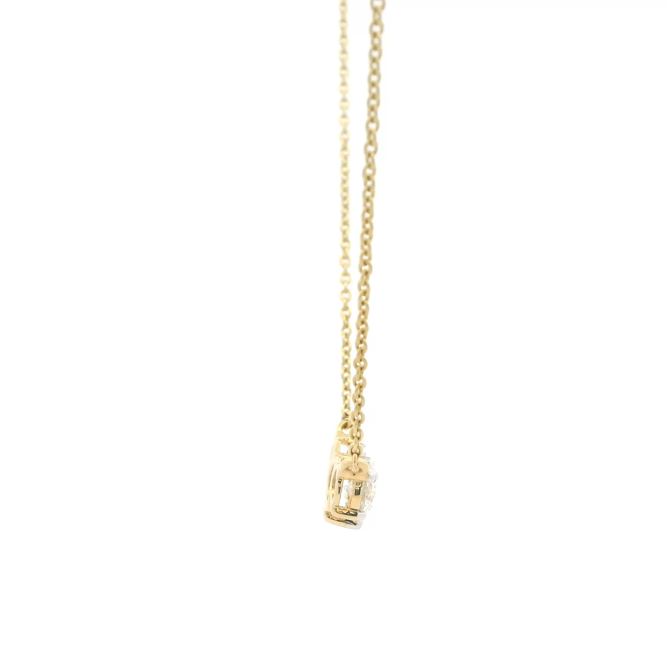 14K Lab Grown Diamond Necklace