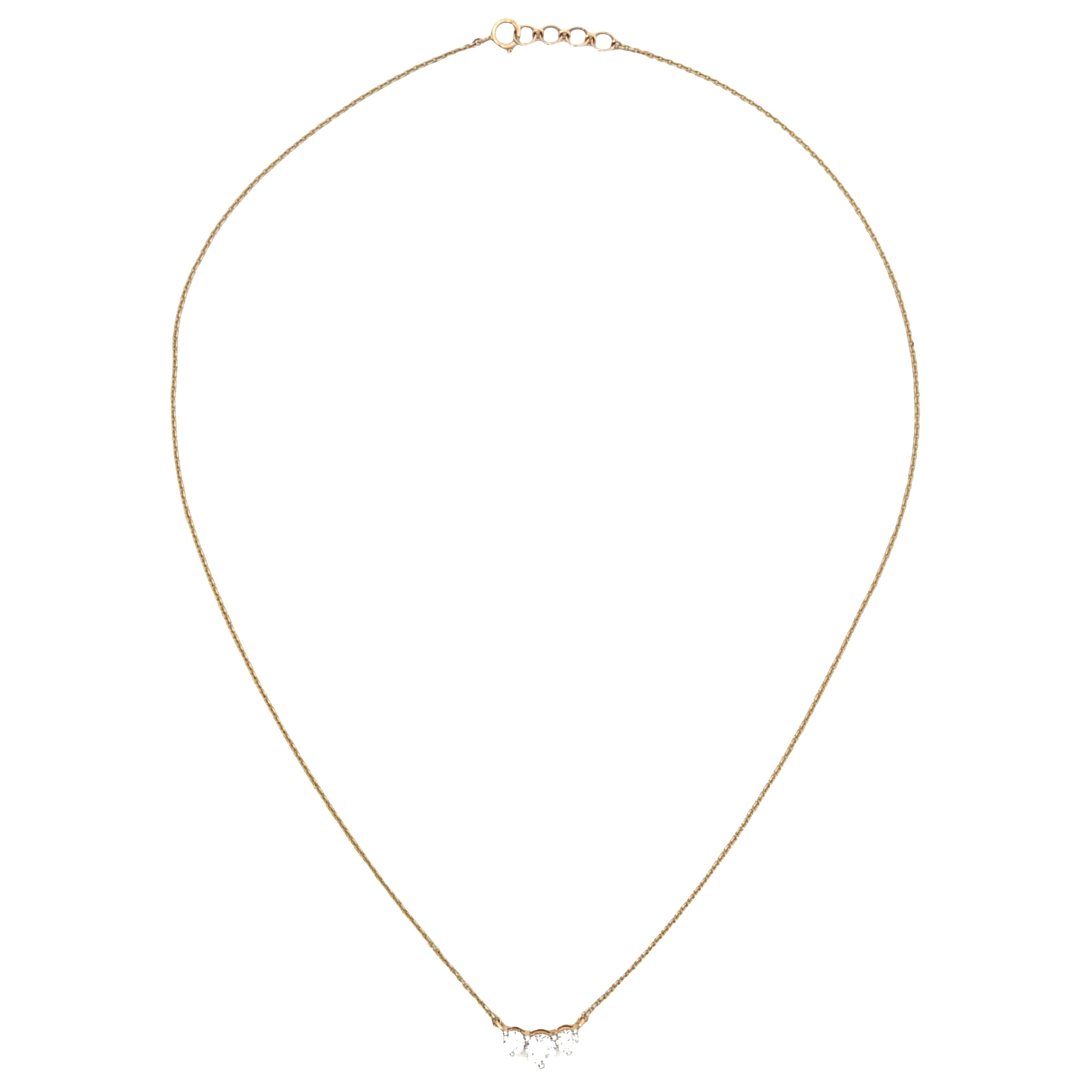 14K Lab Grown Diamond Necklace