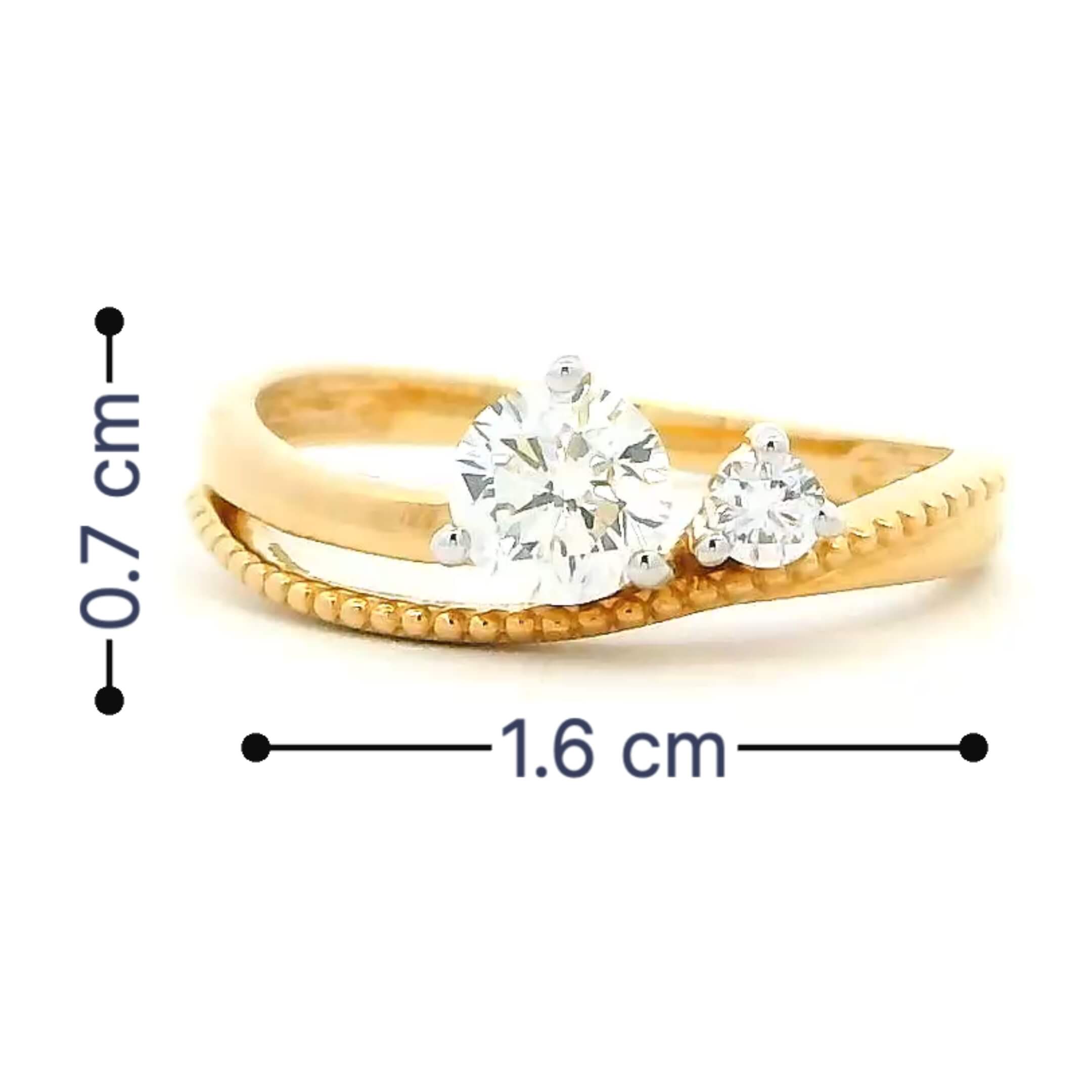 14K Lab Grown Diamond Ring