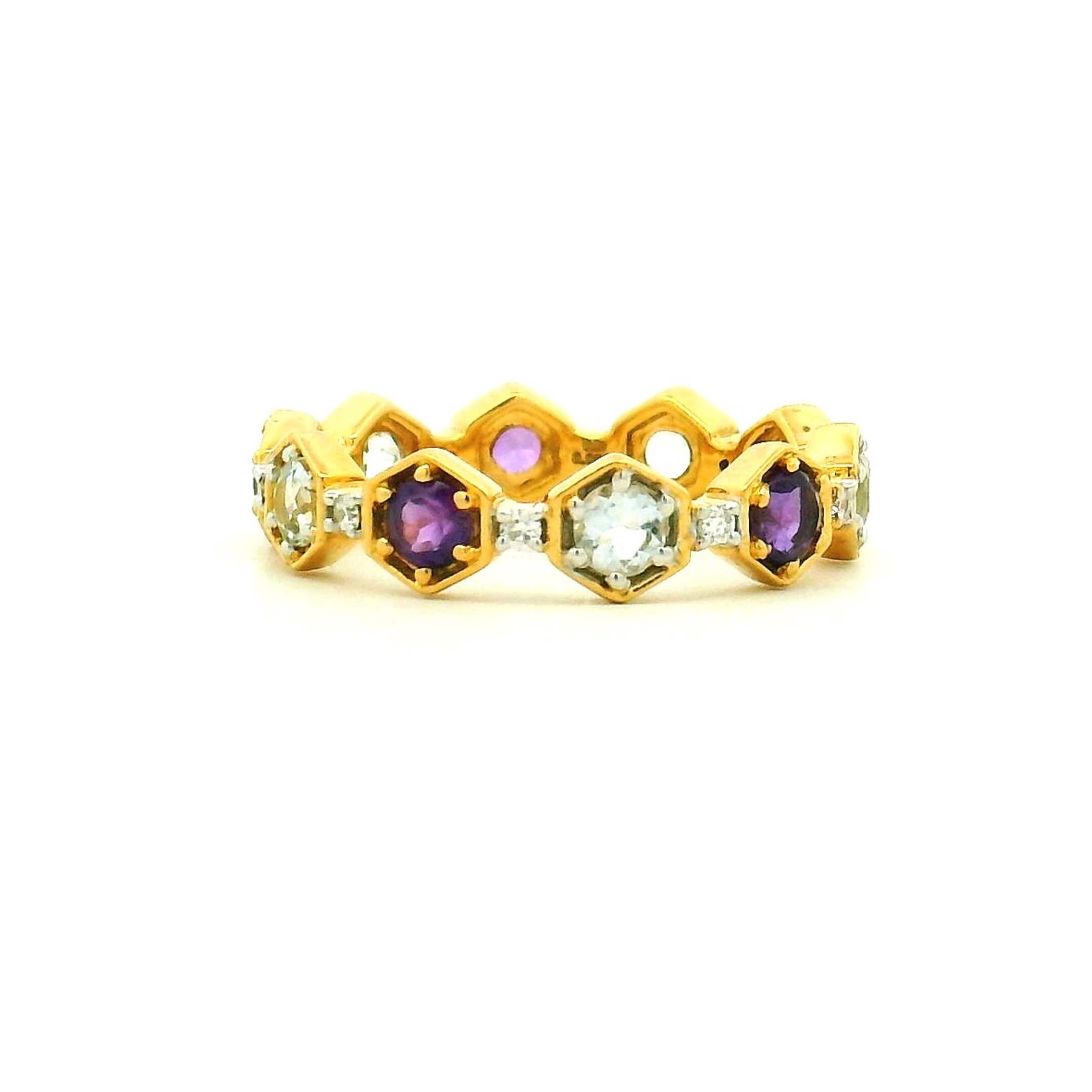 Shimmer in Brilliance 18K Lab Grown Diamond Ring