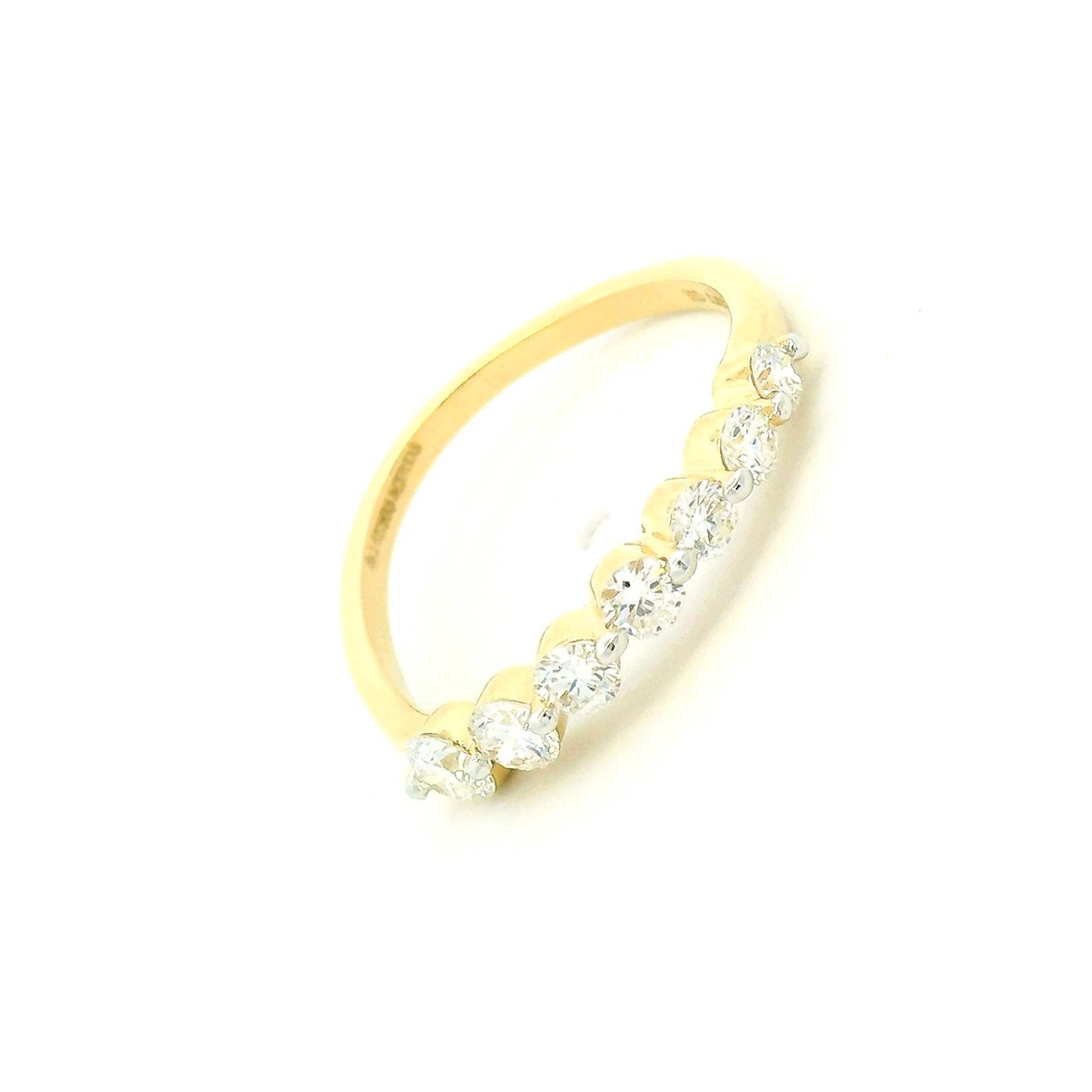 Stylish Shimmer 14K Lab Grown Diamond Ring  For Women