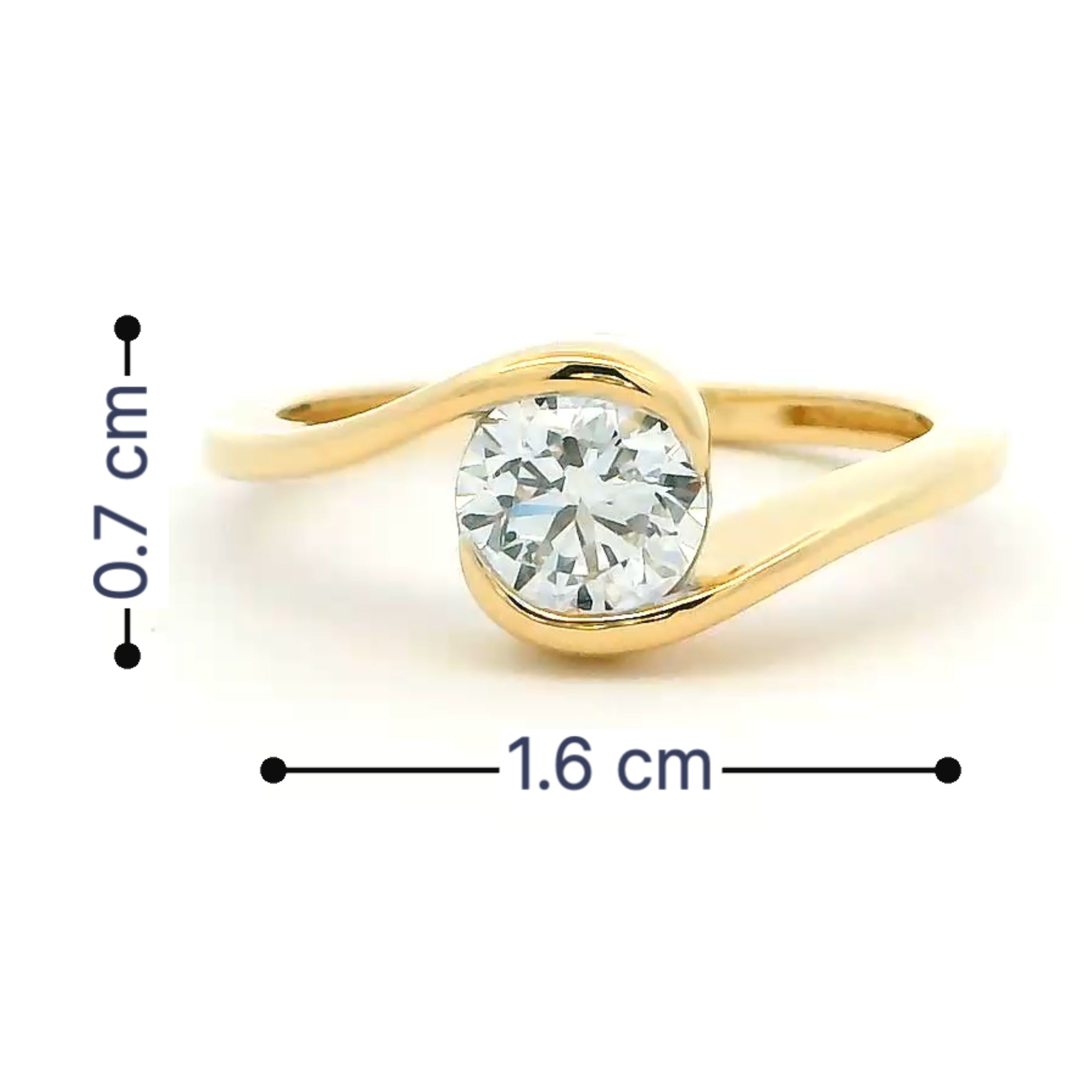 Posh Radiant Lab Grown Diamond Ring