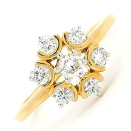 9K Lab Grown Diamond Ring