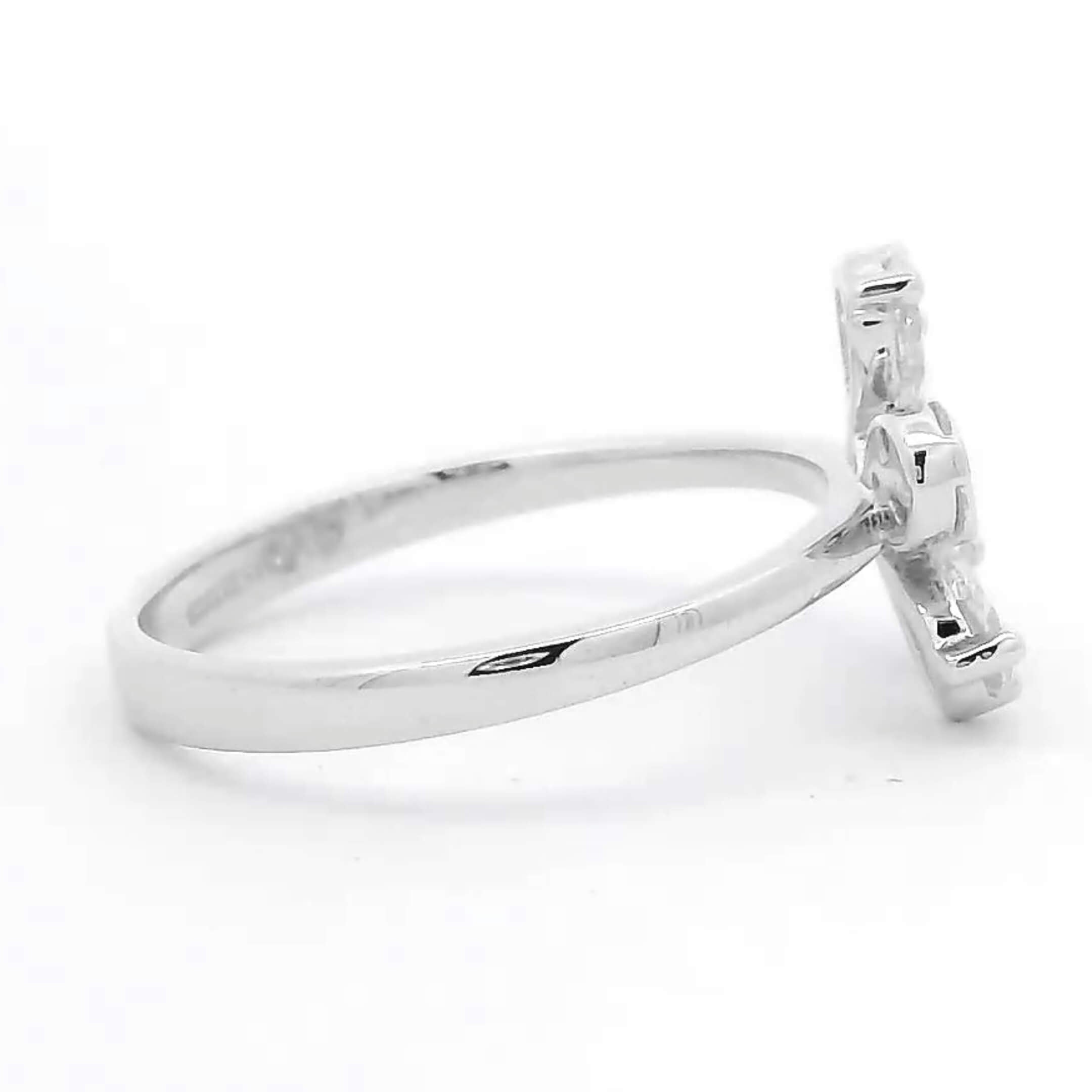 Dazzling Blossom 14K Lab Grown Diamond Ring