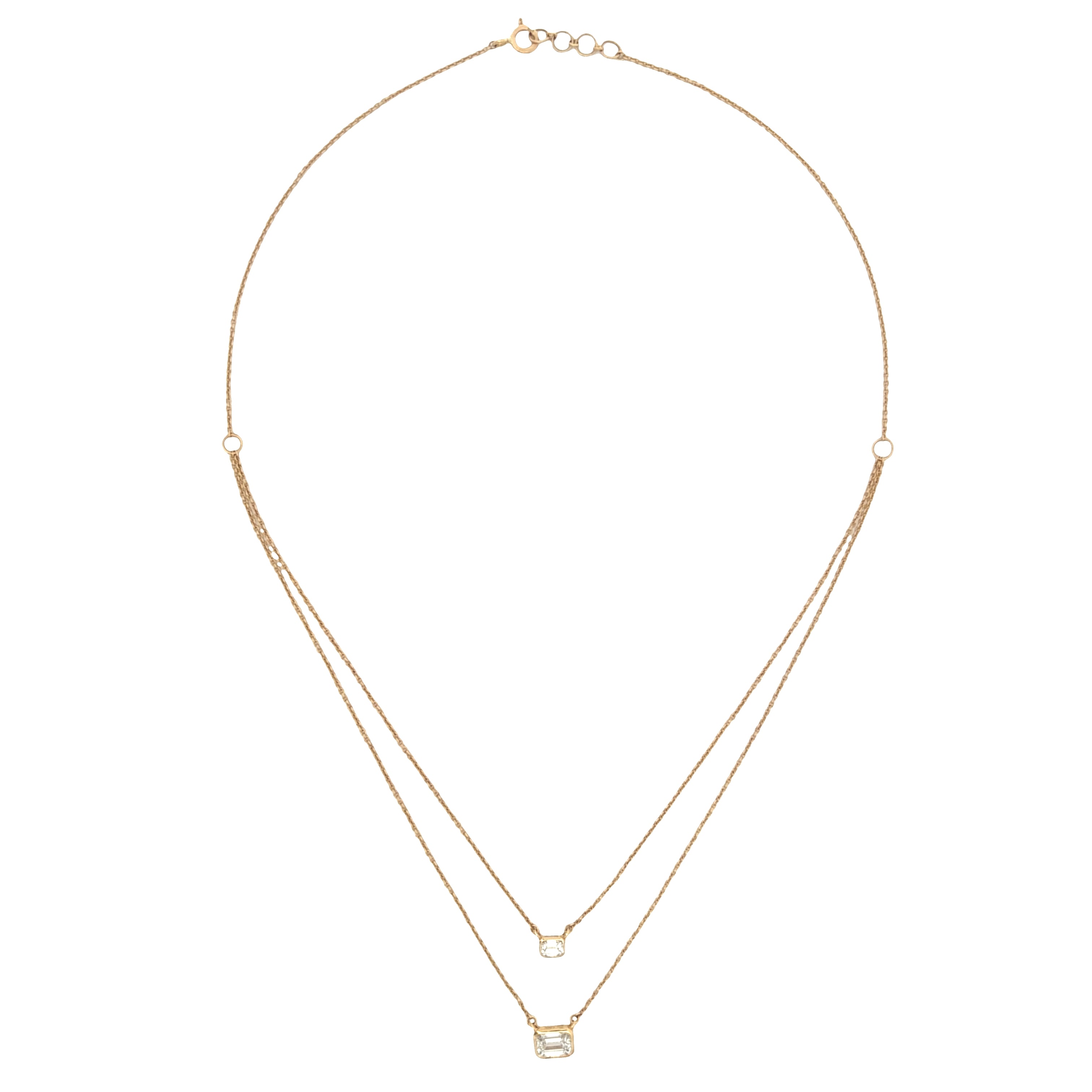 9K Lab Grown Diamond Necklace