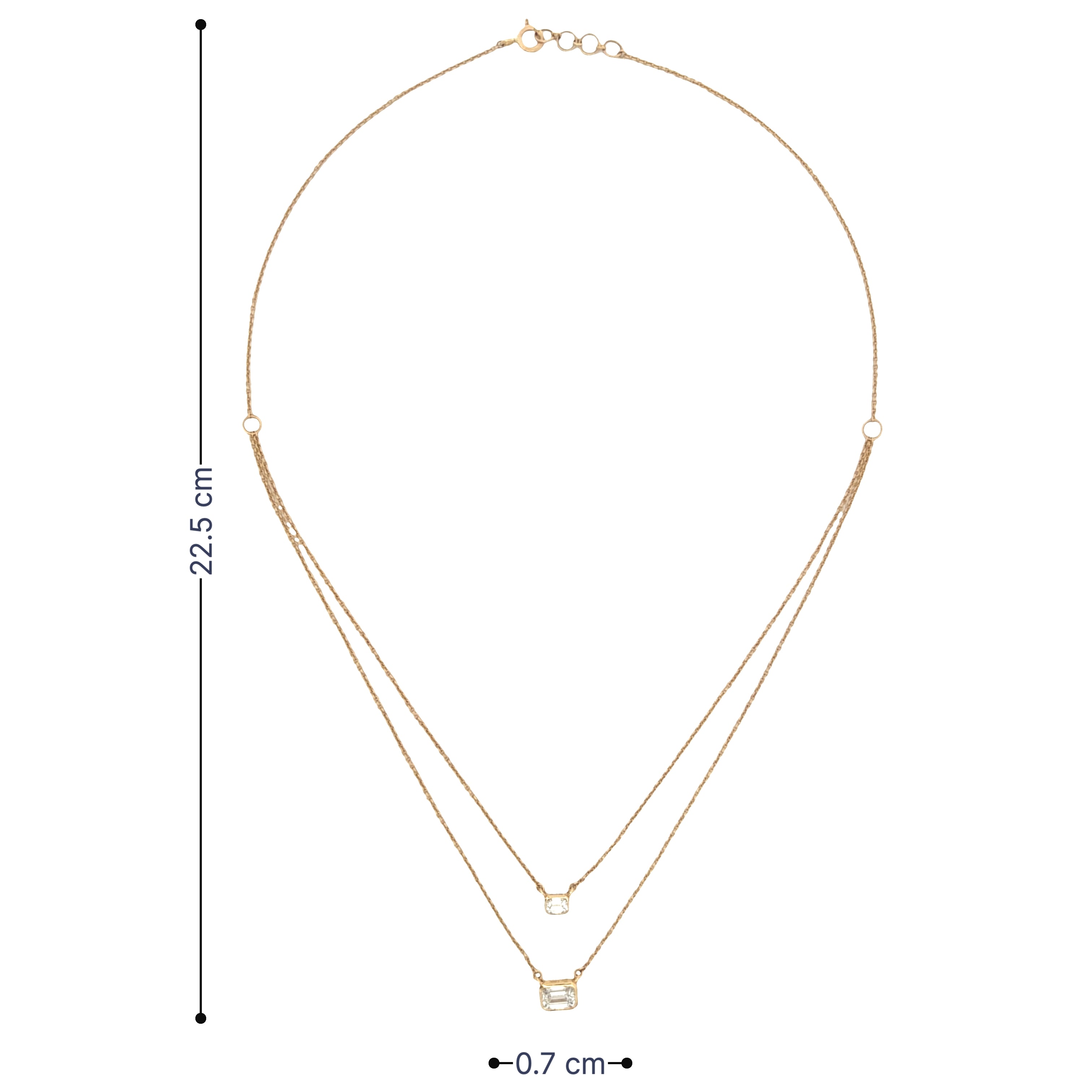 9K Lab Grown Diamond Necklace