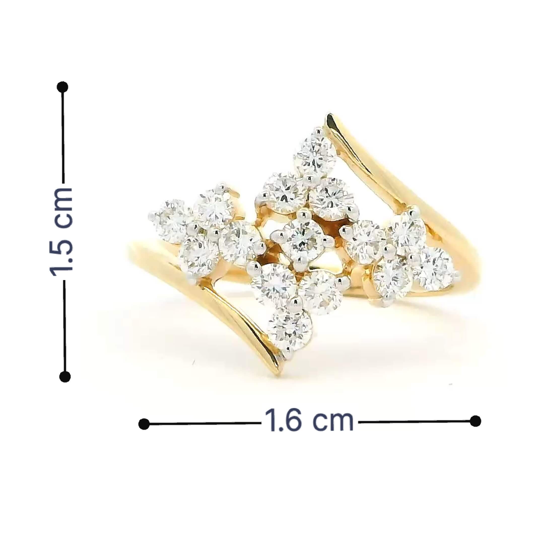 Magnifi Dazzle 14K Lab Grown Diamond Ring