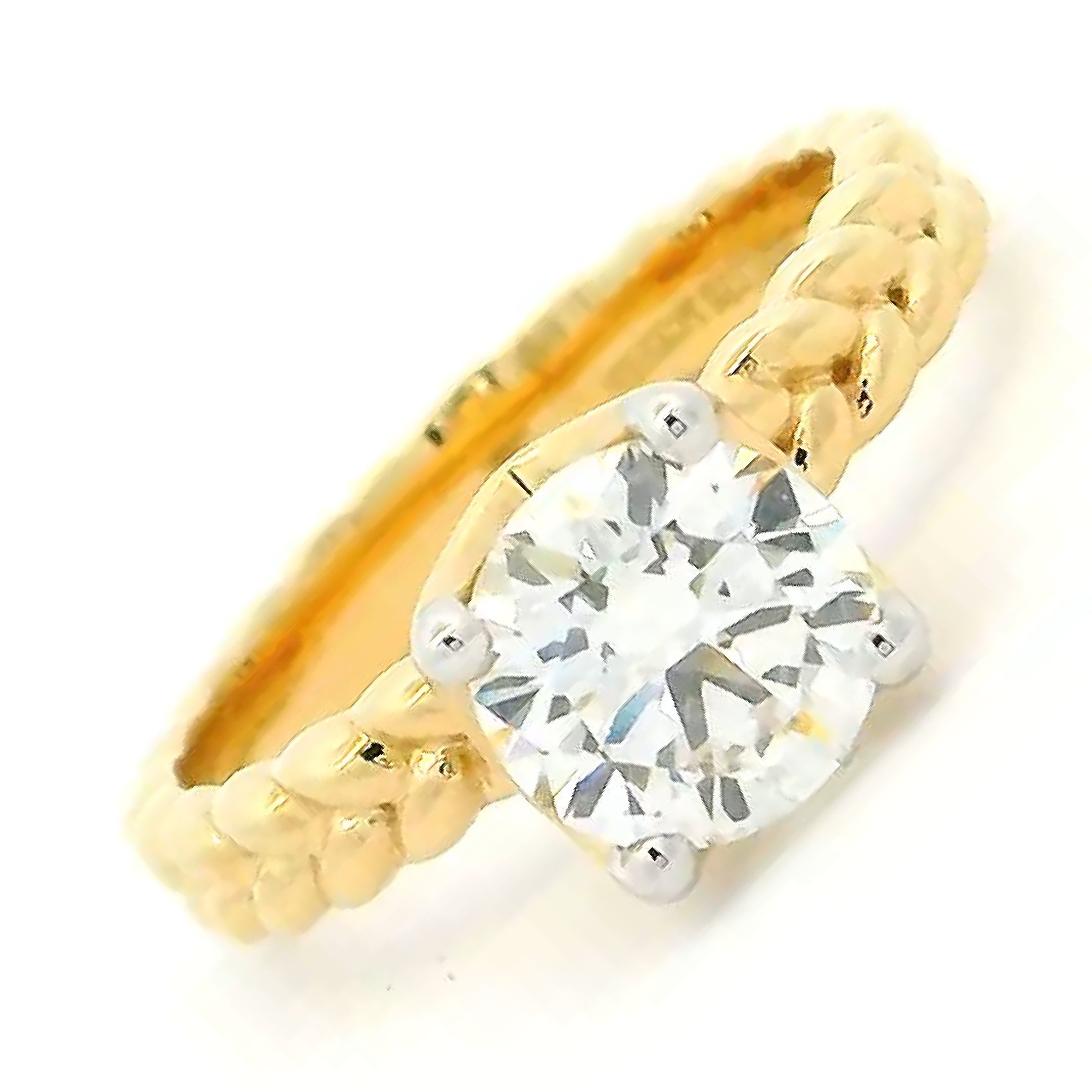 ShimmeRing  Charm 9K Lab Grown Diamond Ring