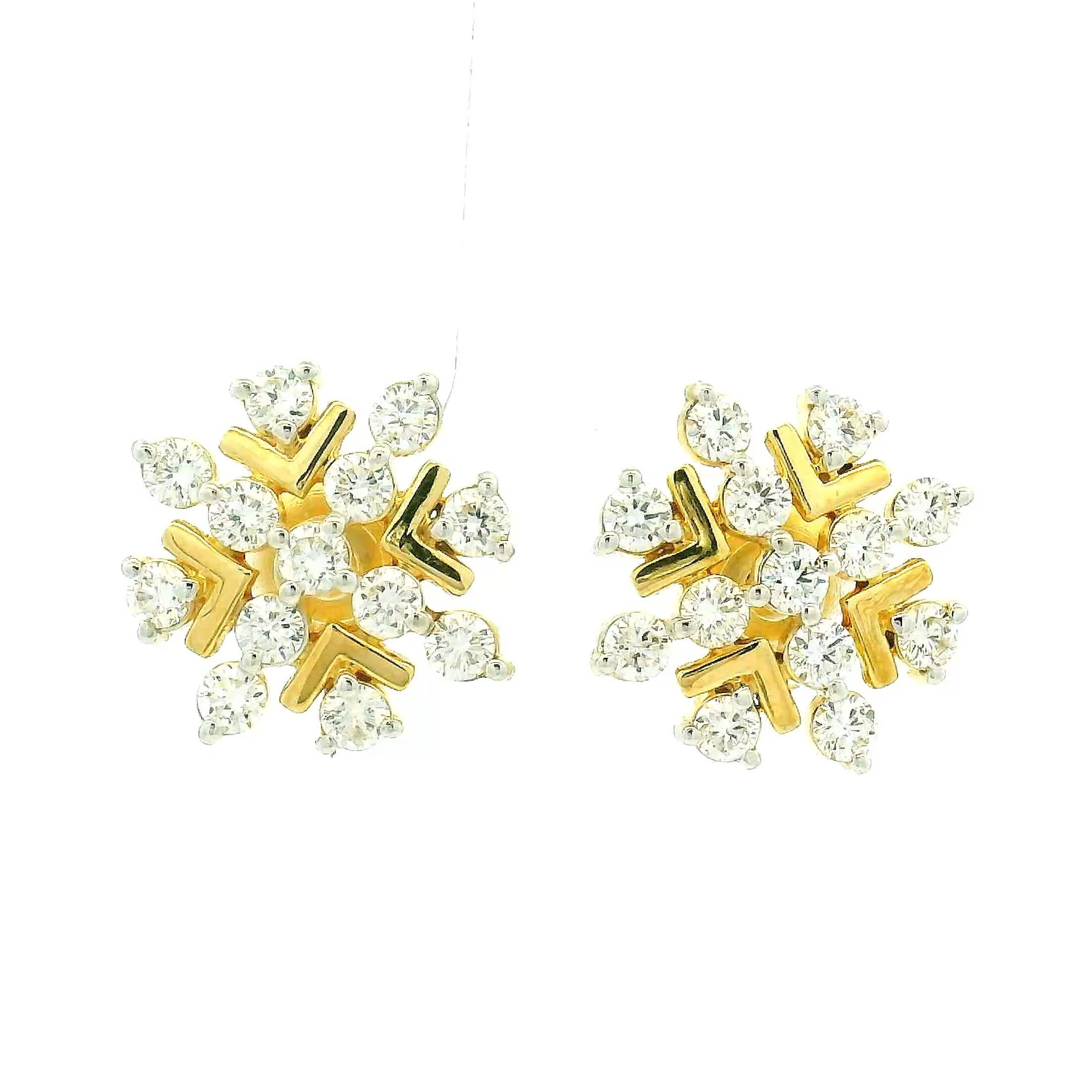 Shiny Stardust Lab Grown Diamond Earrings