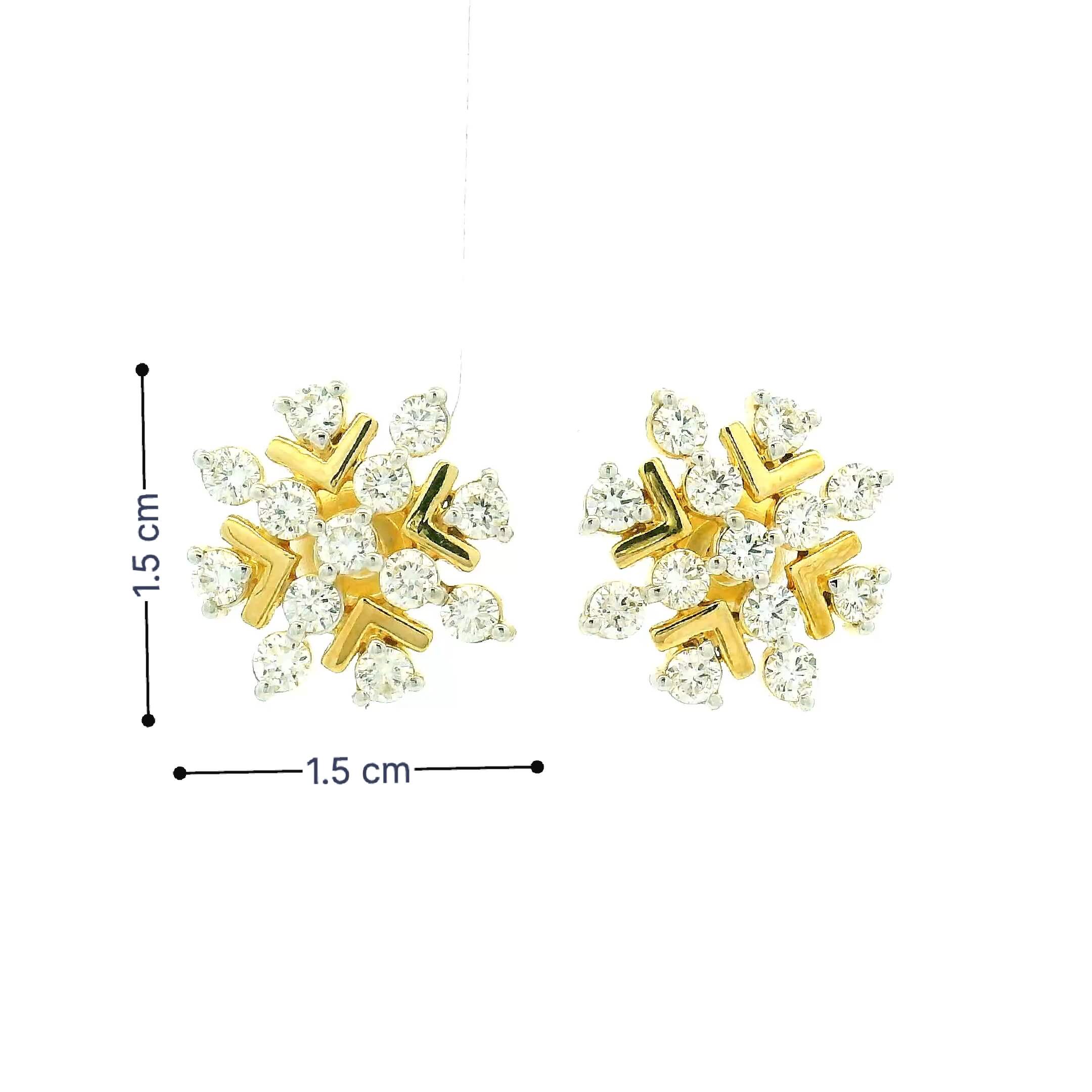 Shiny Stardust Lab Grown Diamond Earrings