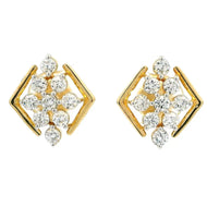 9K Lab Grown Diamond Earrings 18 Cent