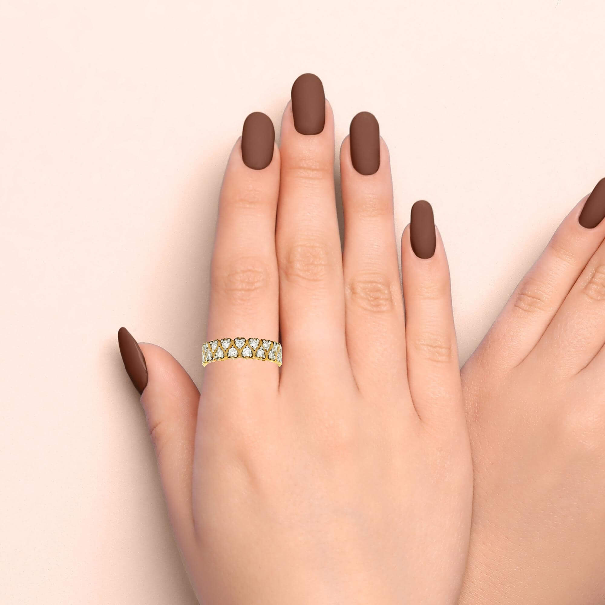 9K Lab Grown Diamond Ring