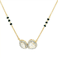 9K Lab Grown Diamond Mangalsutra