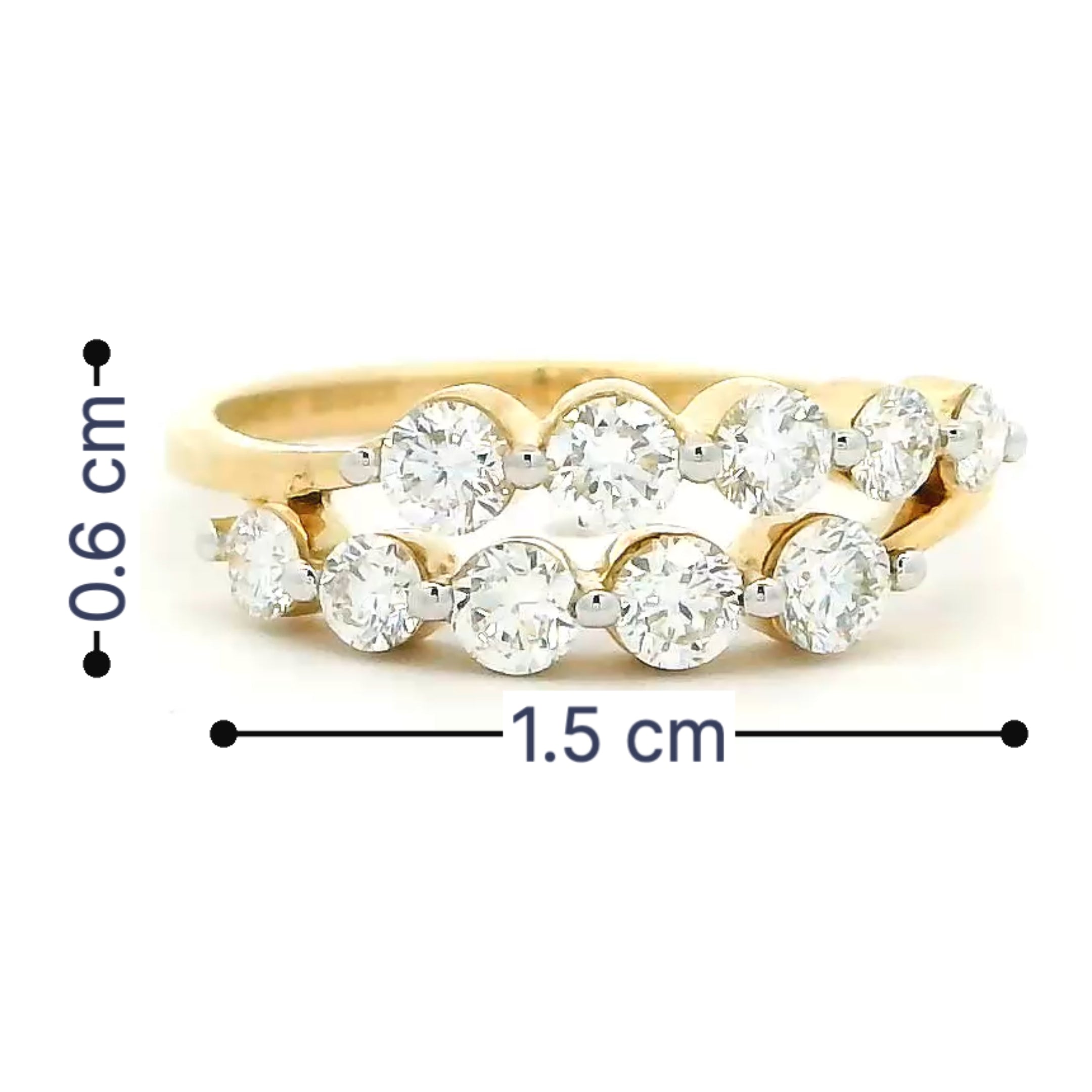 9K Lab Grown Diamond Ring