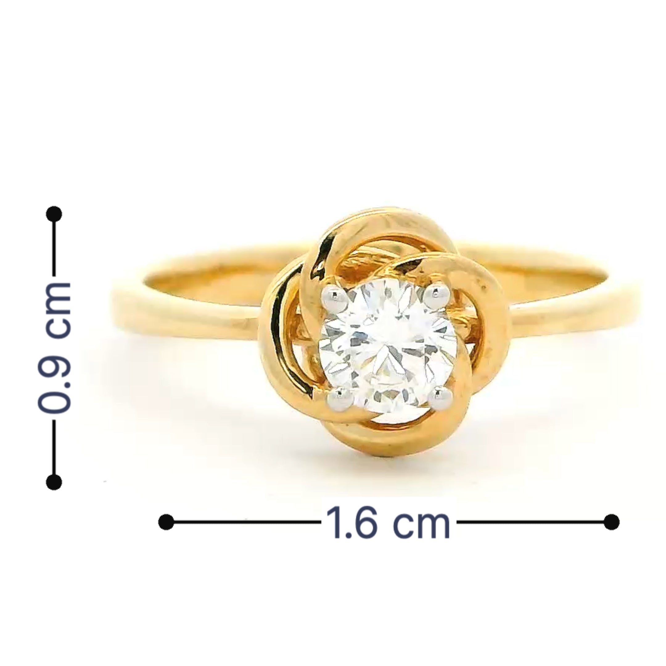 9K Lab Grown Diamond Ring