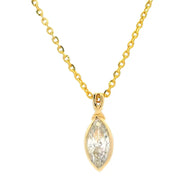 14K Lab Grown Diamond Pendant