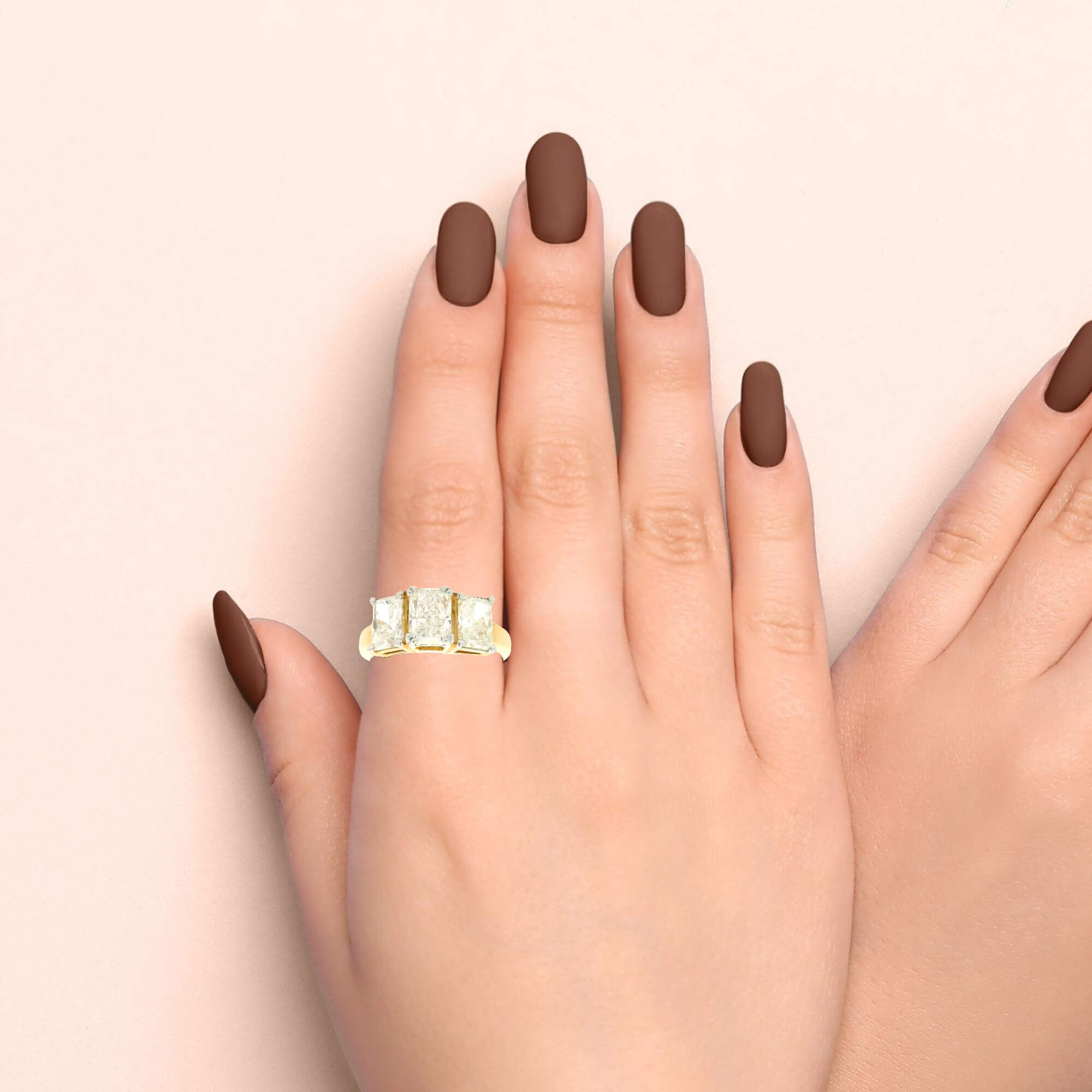 9K Lab Grown Diamond Ring