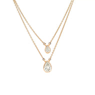 14K Lab Grown Diamond Pendant