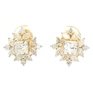 14K Lab Grown Diamond Earrings 26 Cent