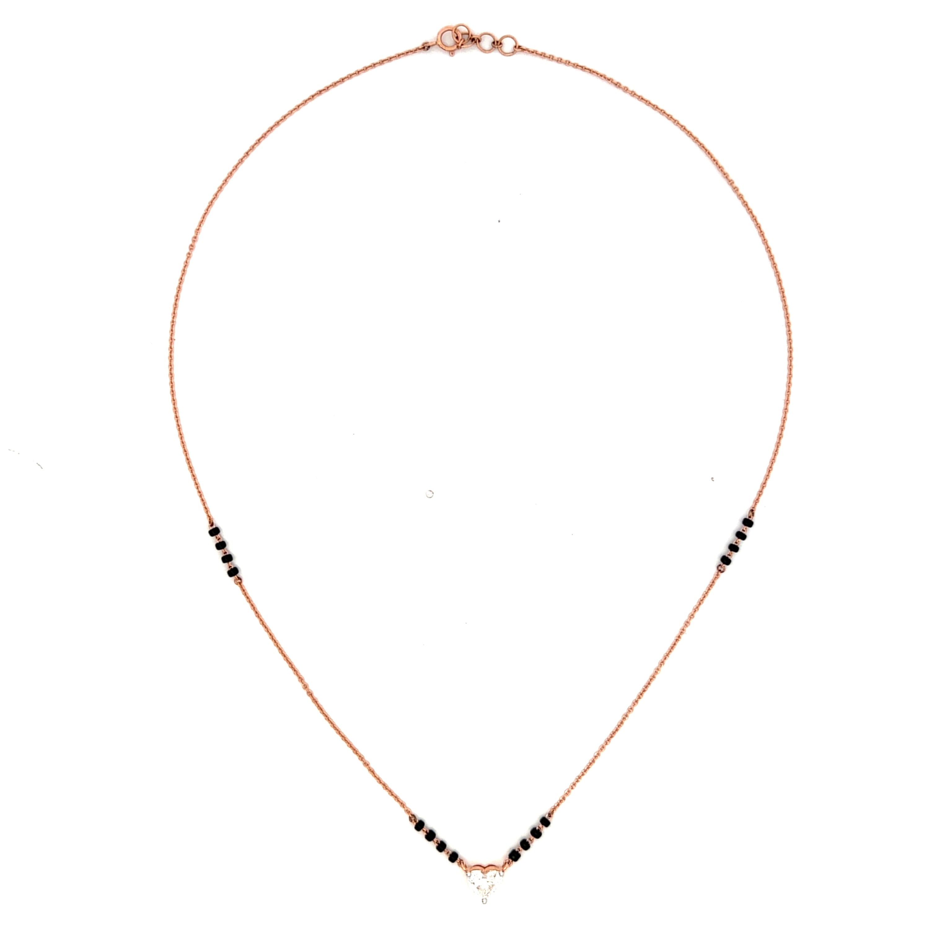 14K Lab Grown Diamond Mangalsutra