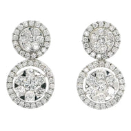 9K Lab Grown Diamond Earrings  108 Cent