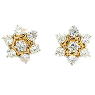 9K Lab Grown Diamond Earrings 14 Cent