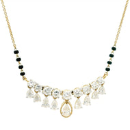 9K Lab Grown Diamond Mangalsutra