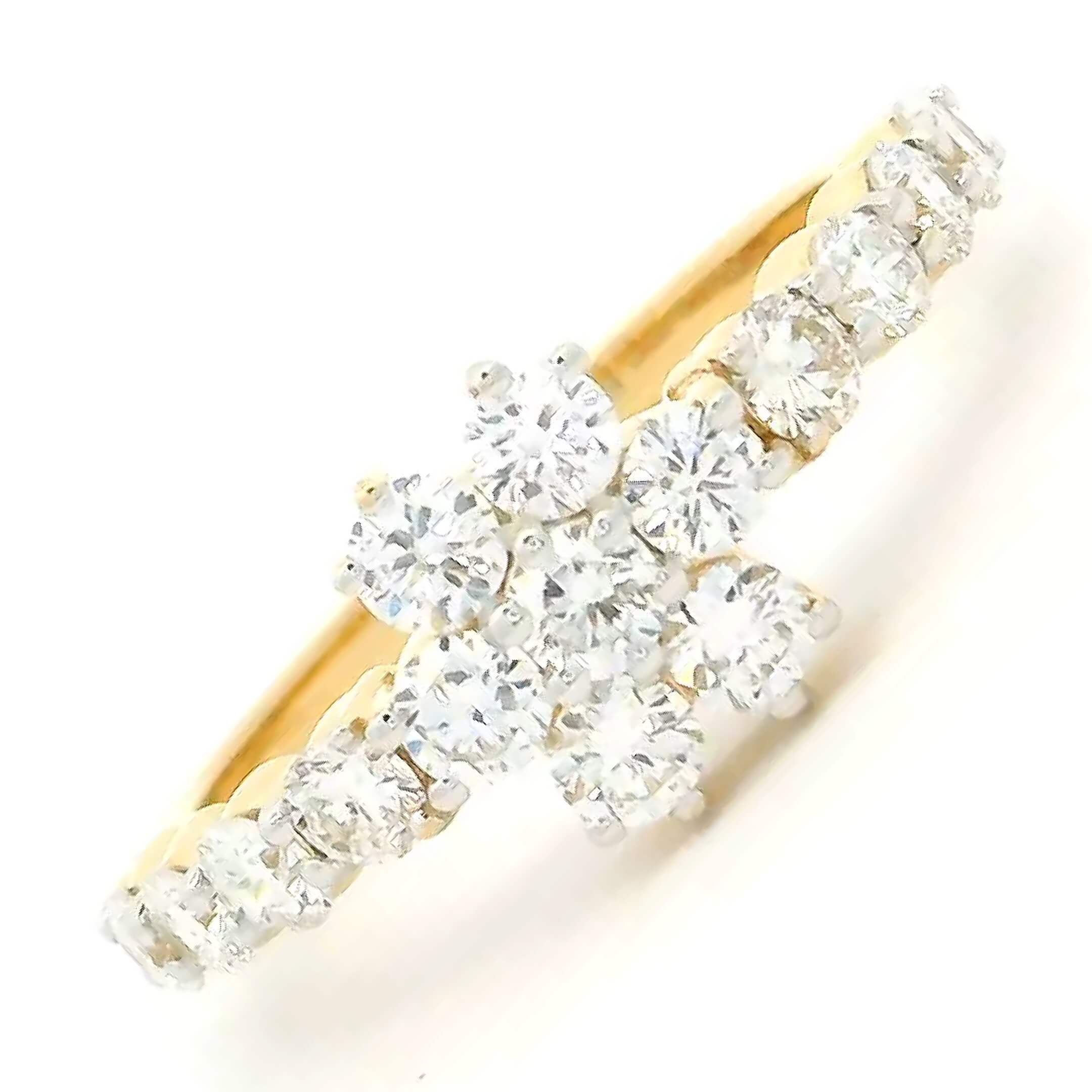 14K Lab Grown Diamond Ring For Women
