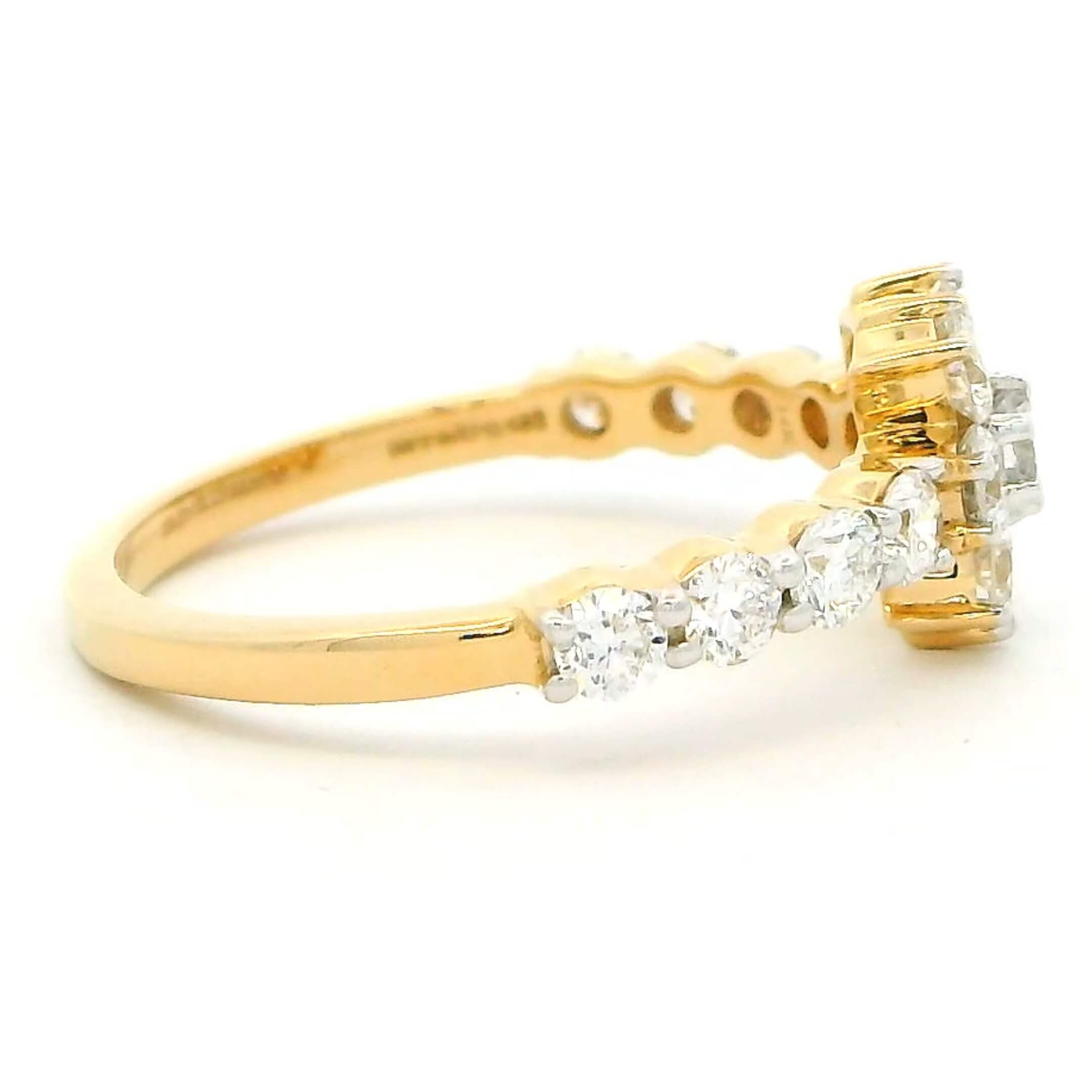 14K Lab Grown Diamond Ring For Women