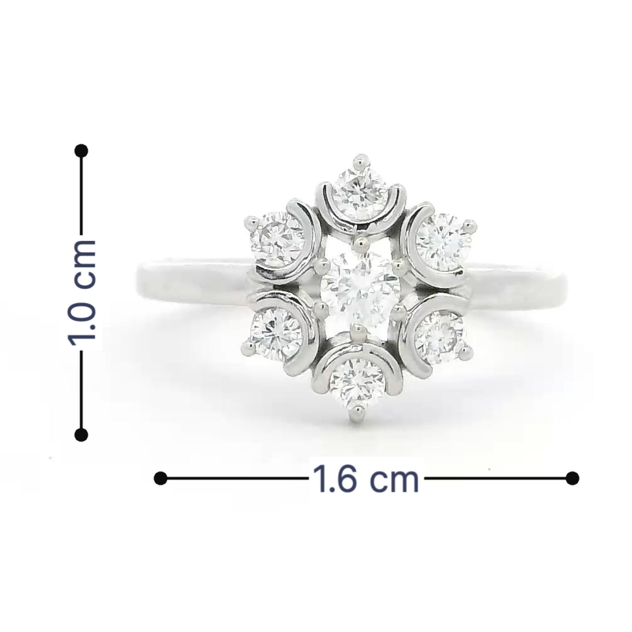 9K Lab Grown Diamond Ring