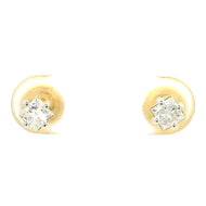 9K Lab Grown Diamond Earrings  2 Cent