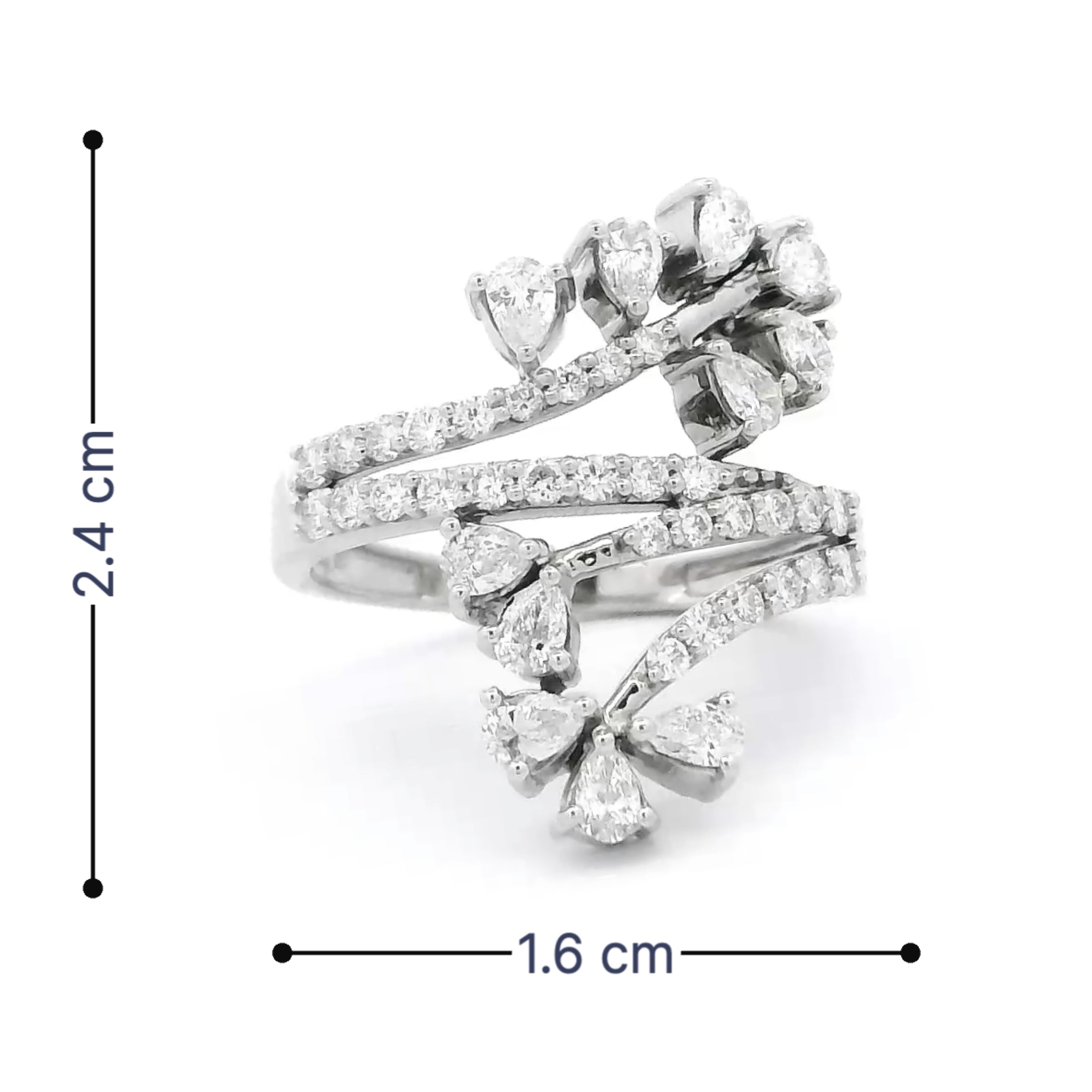 9K Lab Grown Diamond Ring