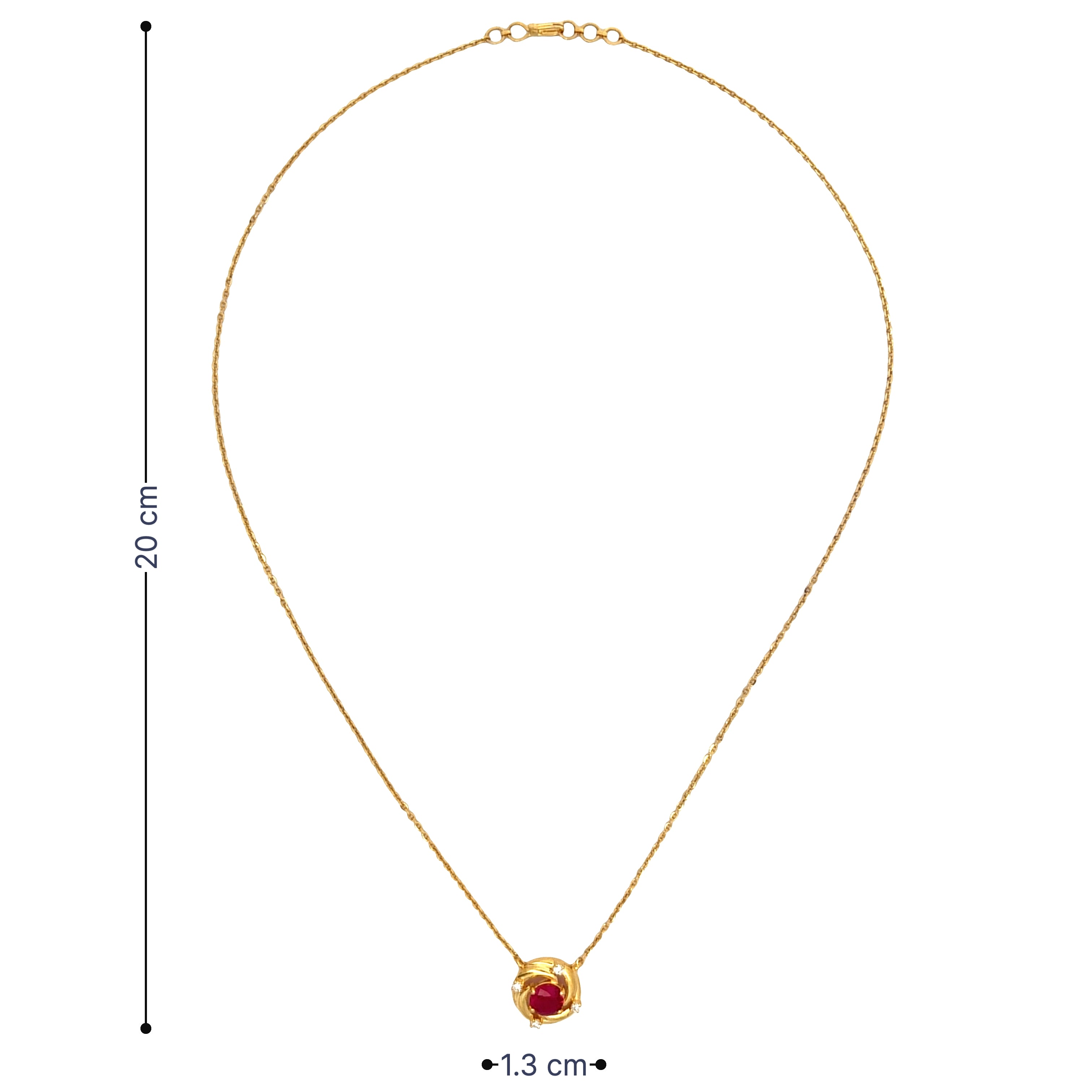 9K Lab Grown Diamond Necklace