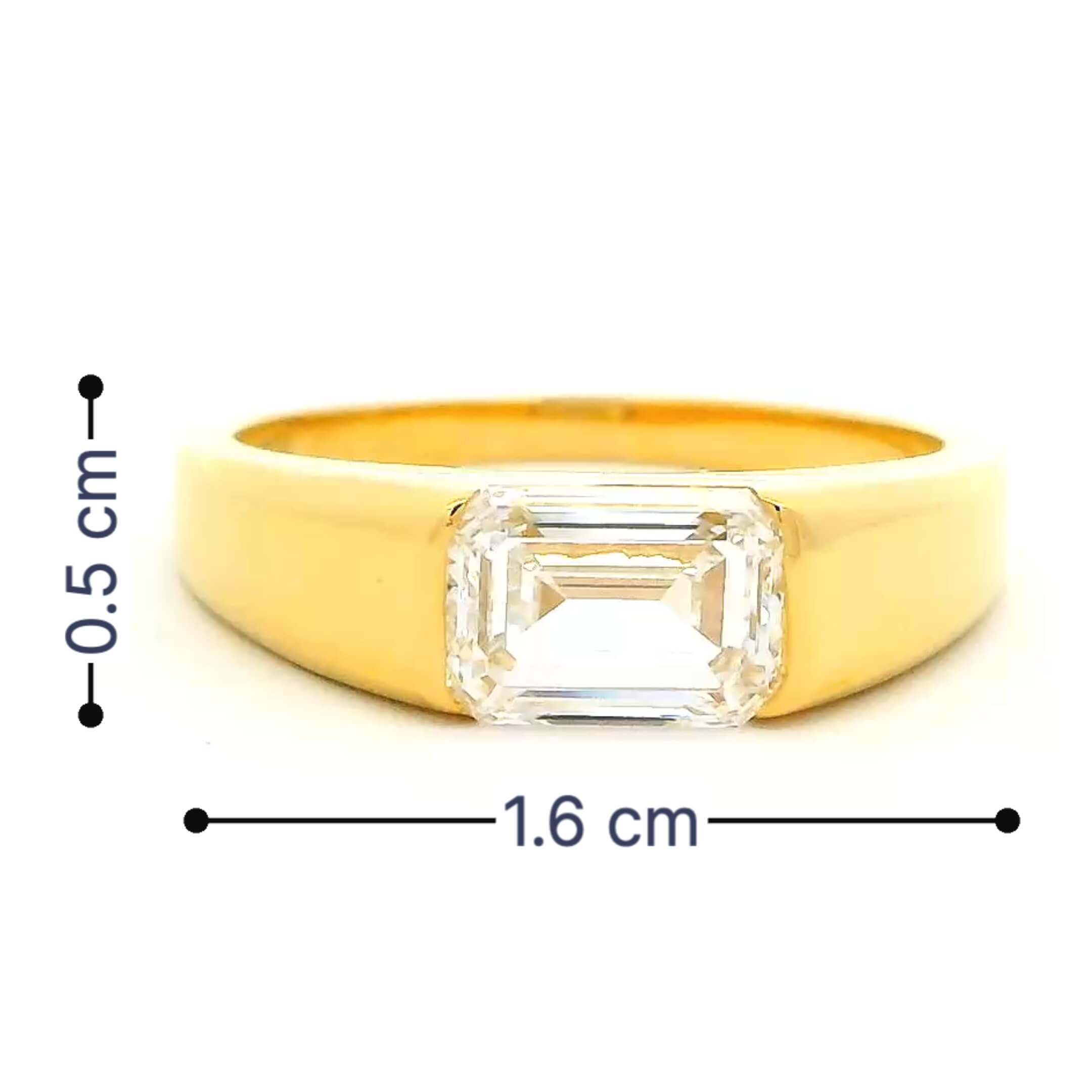 9K Lab Grown Diamond Ring