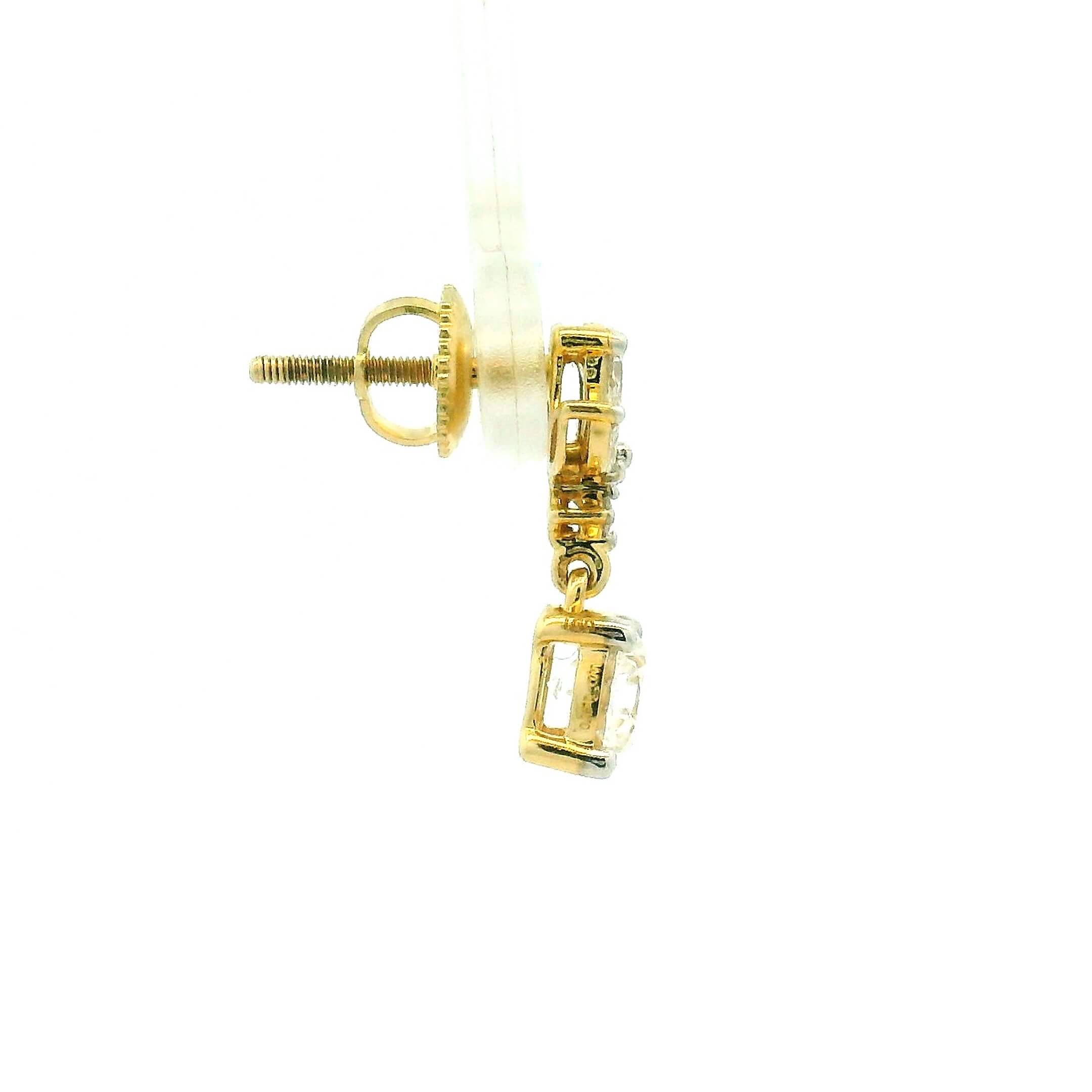 Enticing Glimmer Lab Grown Diamond Earrings