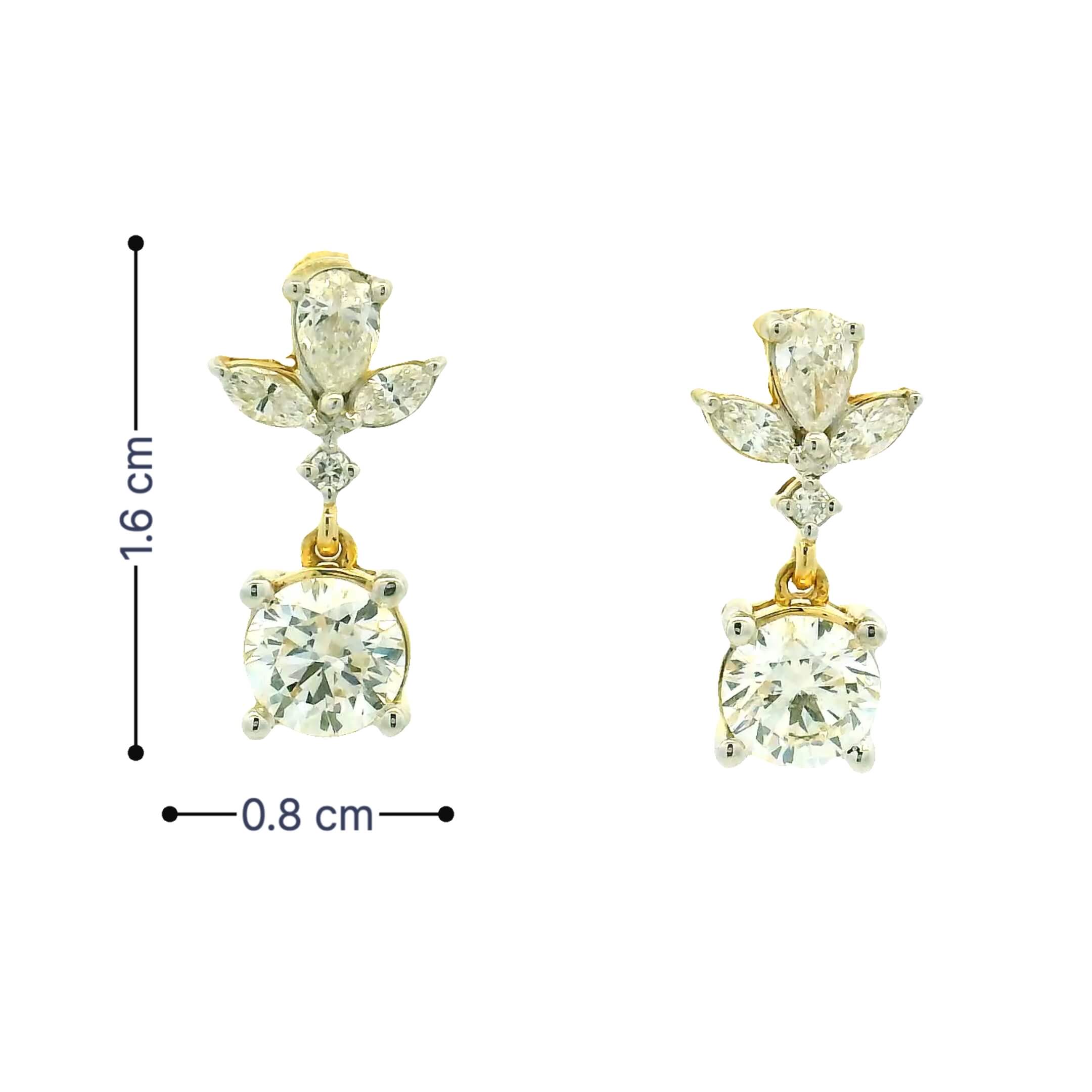 Enticing Glimmer Lab Grown Diamond Earrings