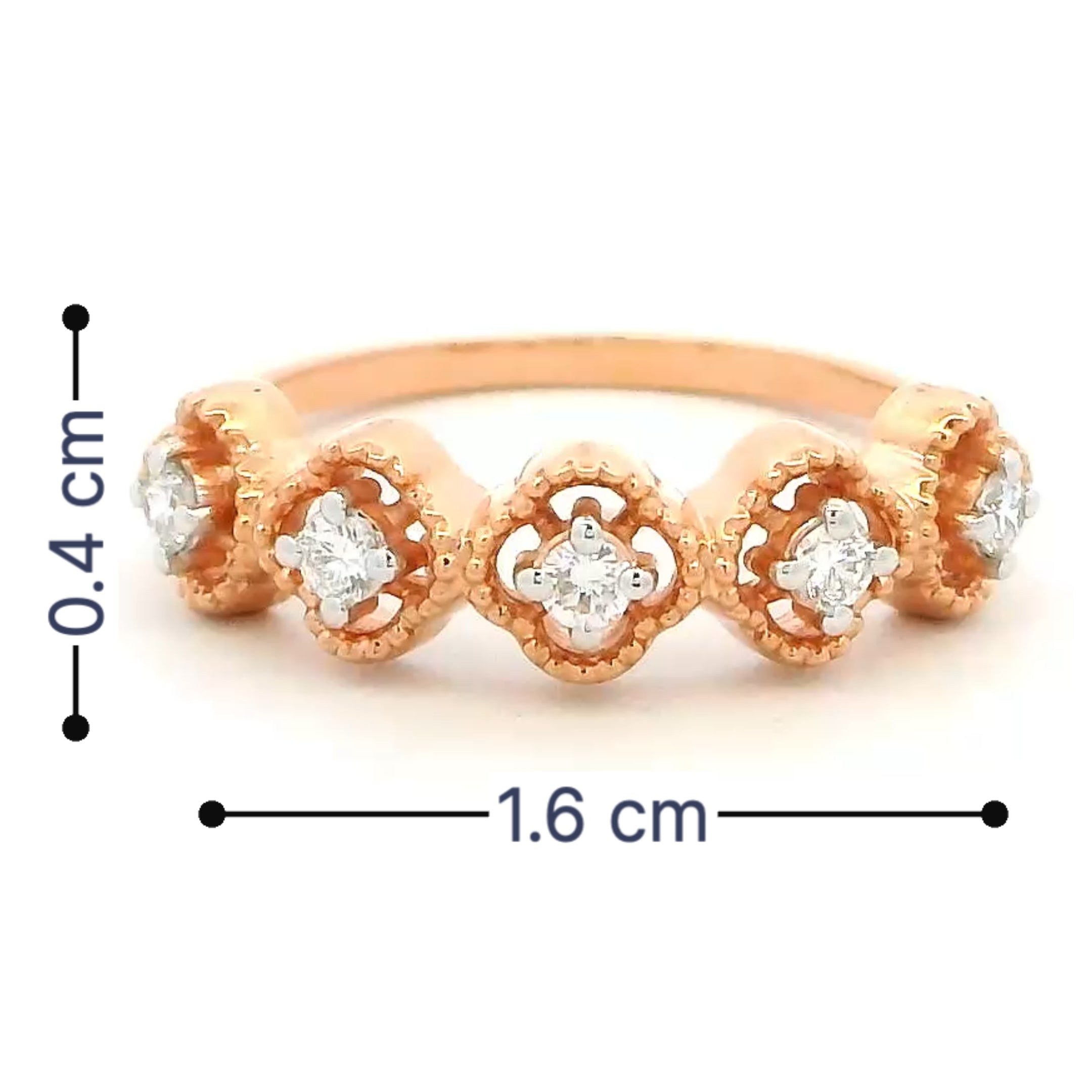 14K Lab Grown Diamond Ring For Women